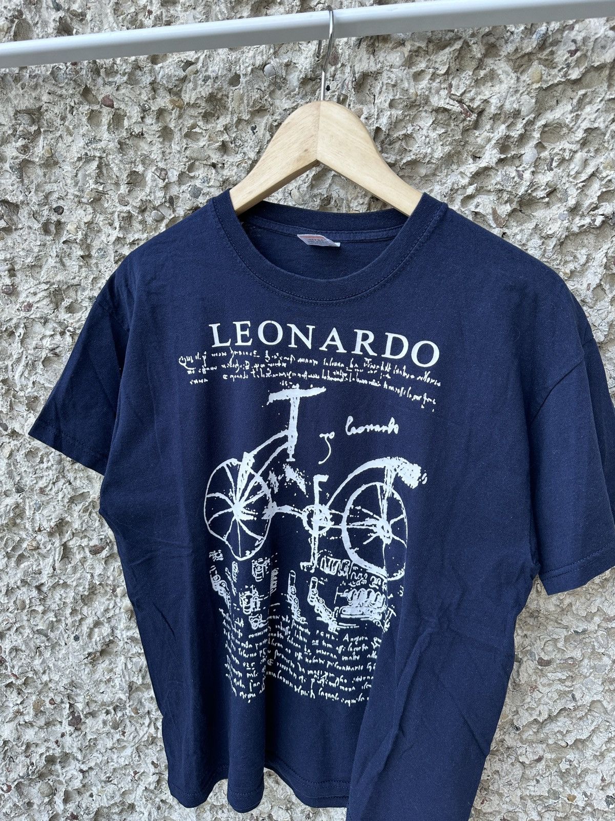 Vintage Vintage Leonardo bike 90s art tee t-shirt Size US L / EU 52-54 / 3 - 3 Thumbnail