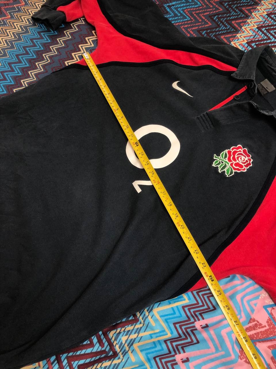 Nike Nike o2 rugby England polo long sleeve streetwear Size US XL / EU 56 / 4 - 7 Thumbnail