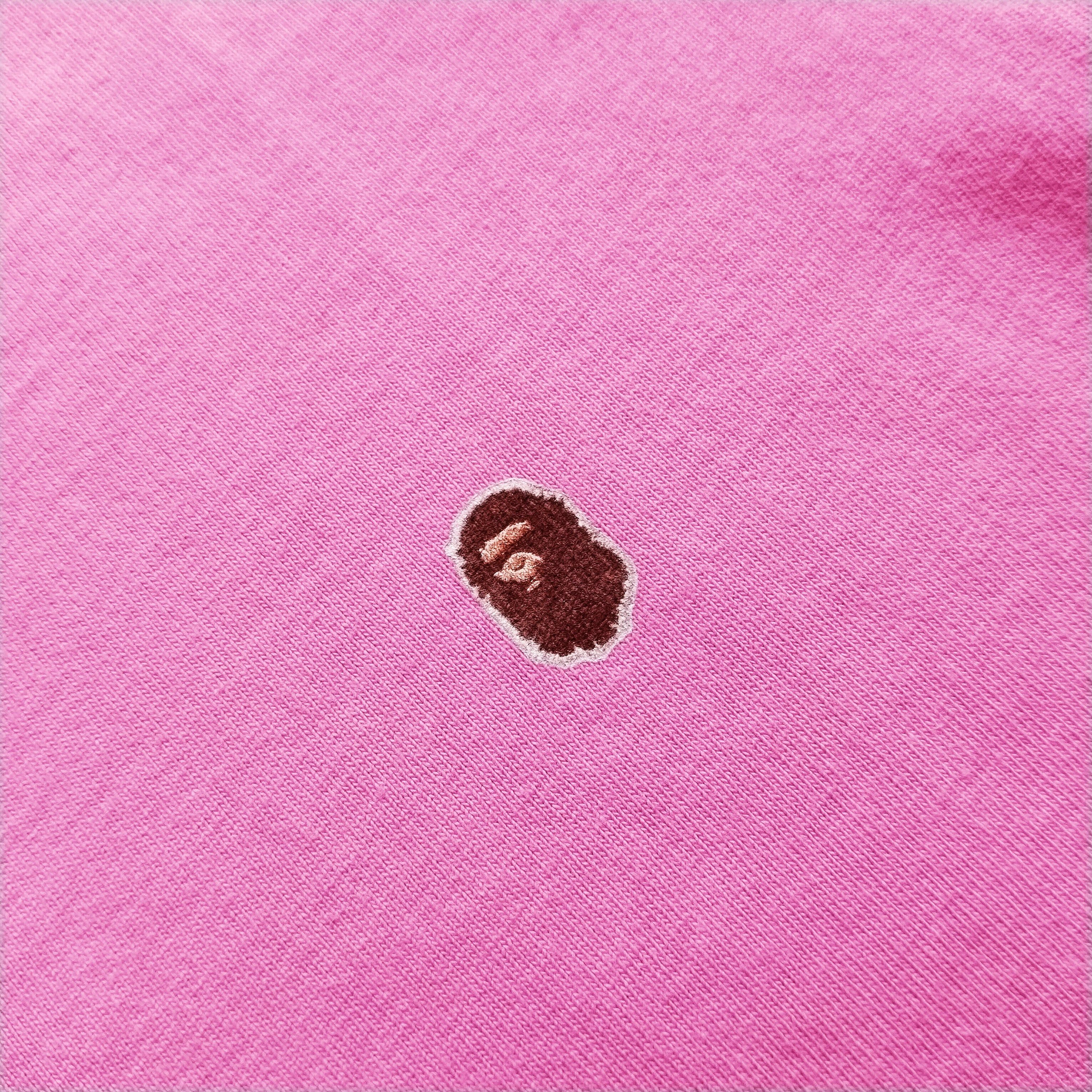 Bape Bape Point Ape and Sta Pink Tee Size S / US 4 / IT 40 - 4 Thumbnail