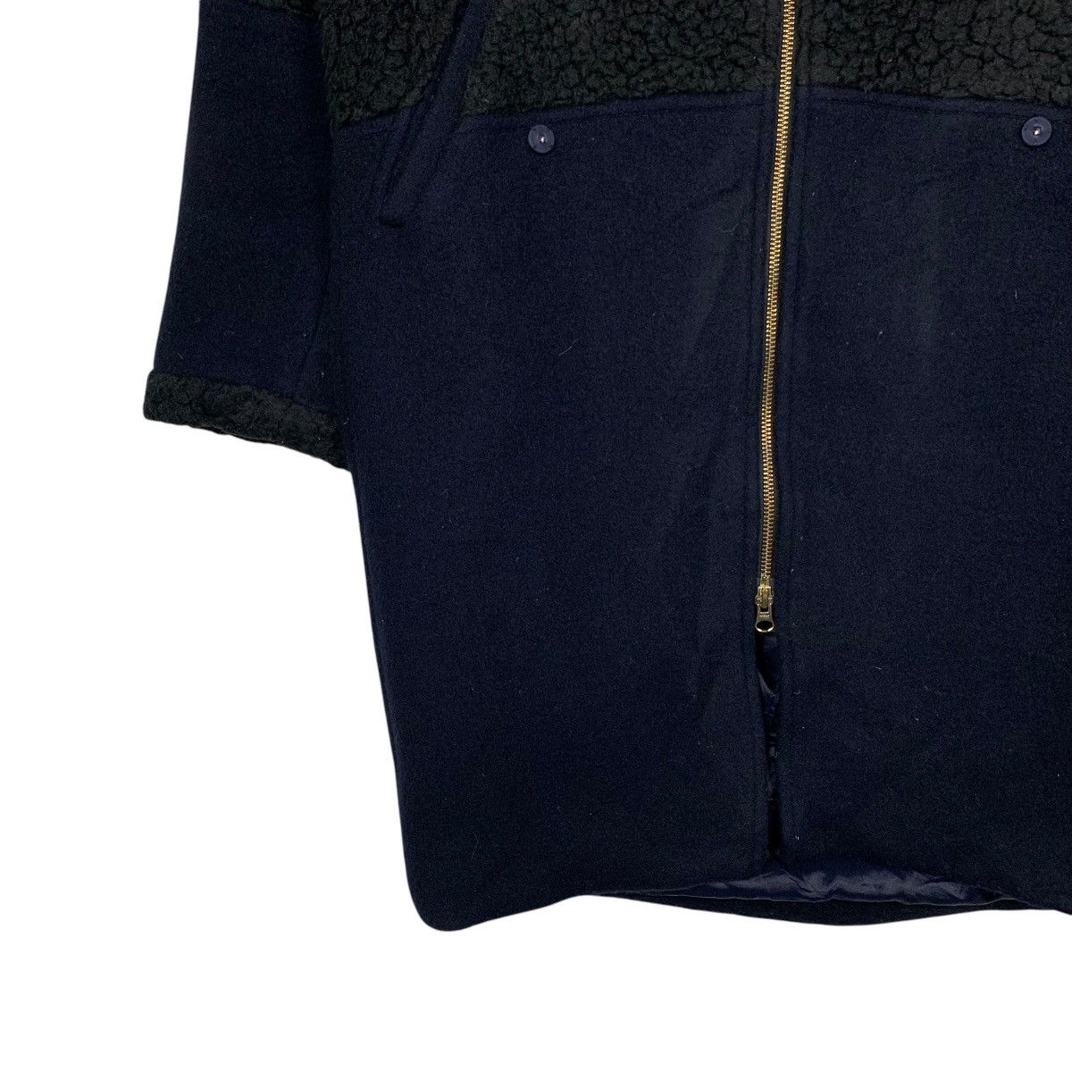 Japanese Brand FULHAM Fleece Wool Hybrid Overcoat Jacket #2249-C99 Size US M / EU 48-50 / 2 - 4 Thumbnail