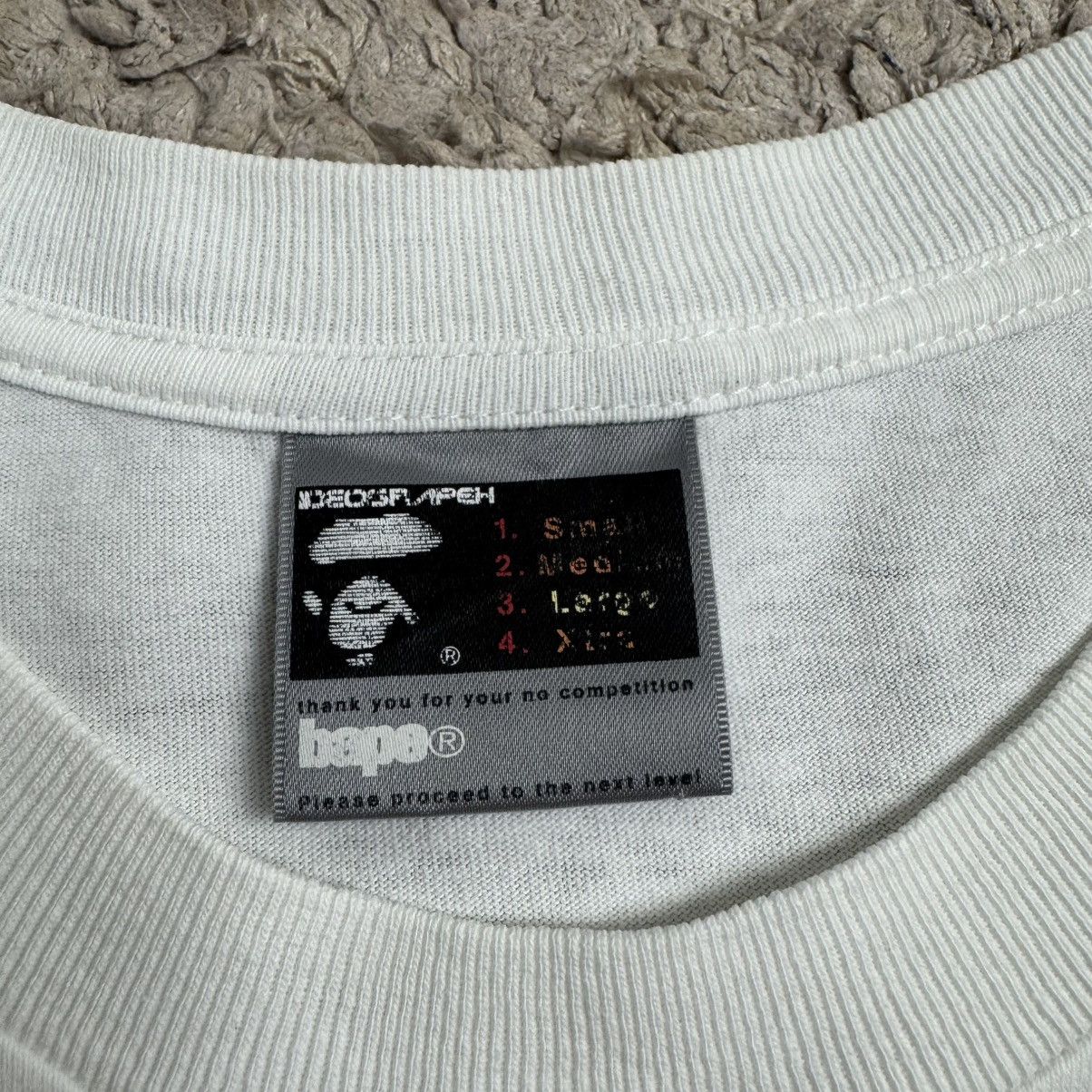 Bape Vintage Bape Exclusive Handprint Condensed Soup Tee Size US L / EU 52-54 / 3 - 17 Thumbnail