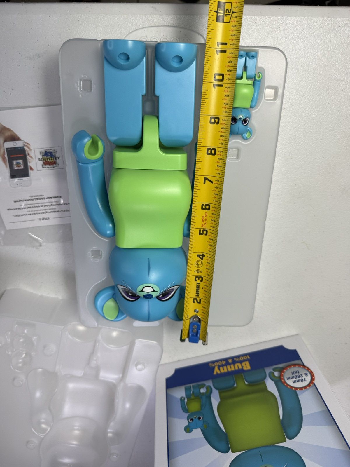 Other MEDICOM TOY BE@RBRICK Bunny 100％ & 400％ TOY STORY Disney Size ONE SIZE - 7 Thumbnail