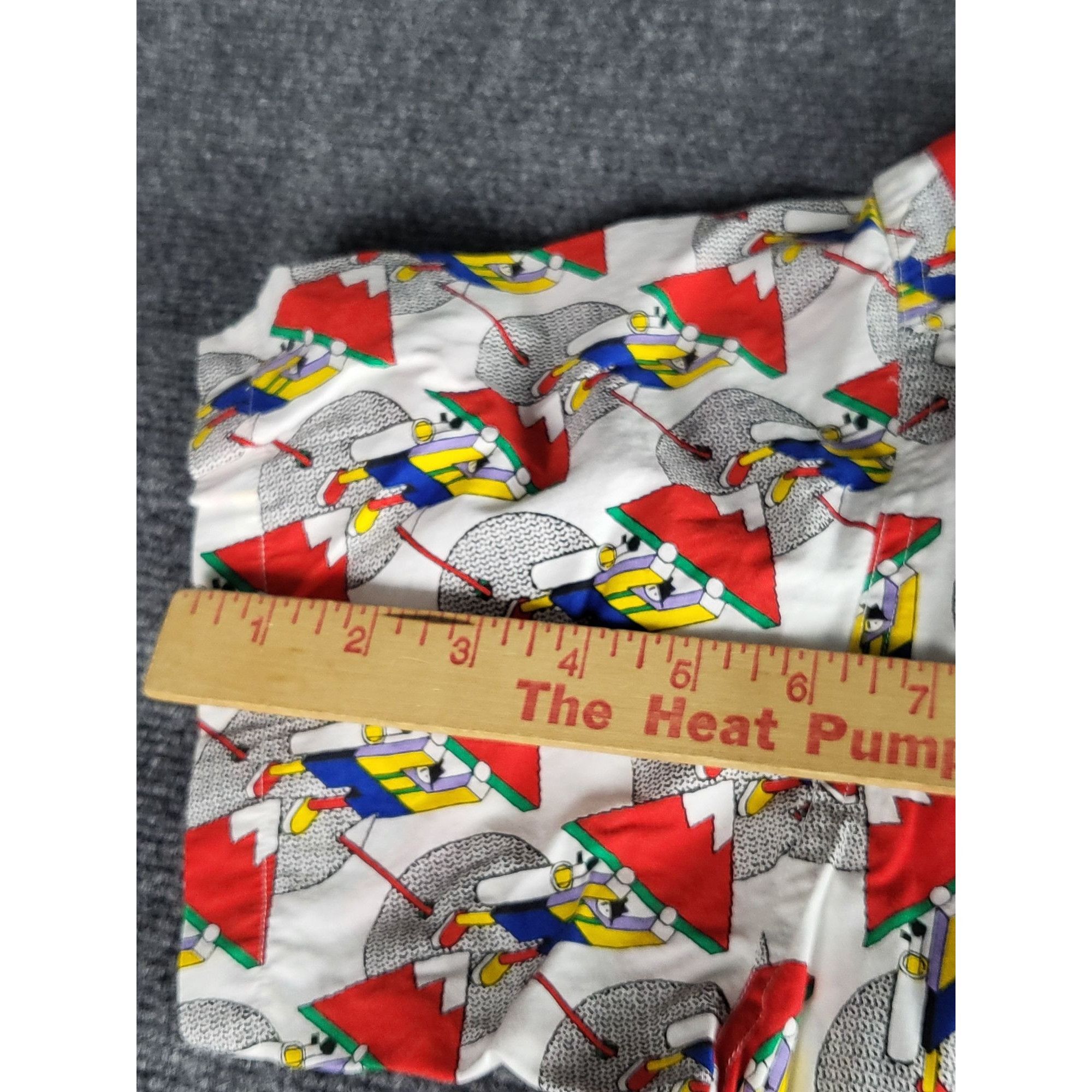 Vintage Esprit Sport mountaineering golfer mashup print shir