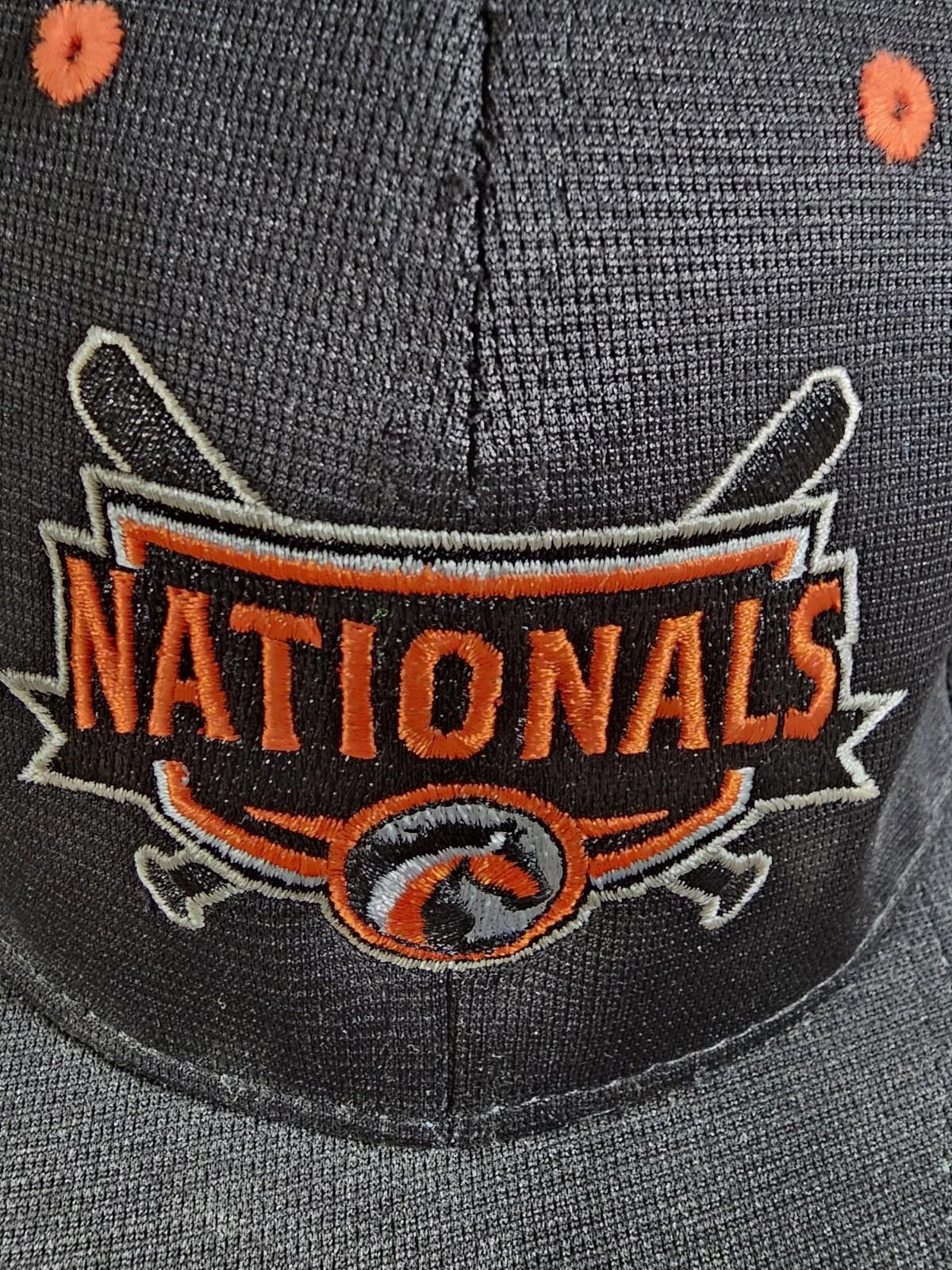 Designer The Youth Baseball Nationals Snapback Hat Black Embroidered Size ONE SIZE - 3 Thumbnail