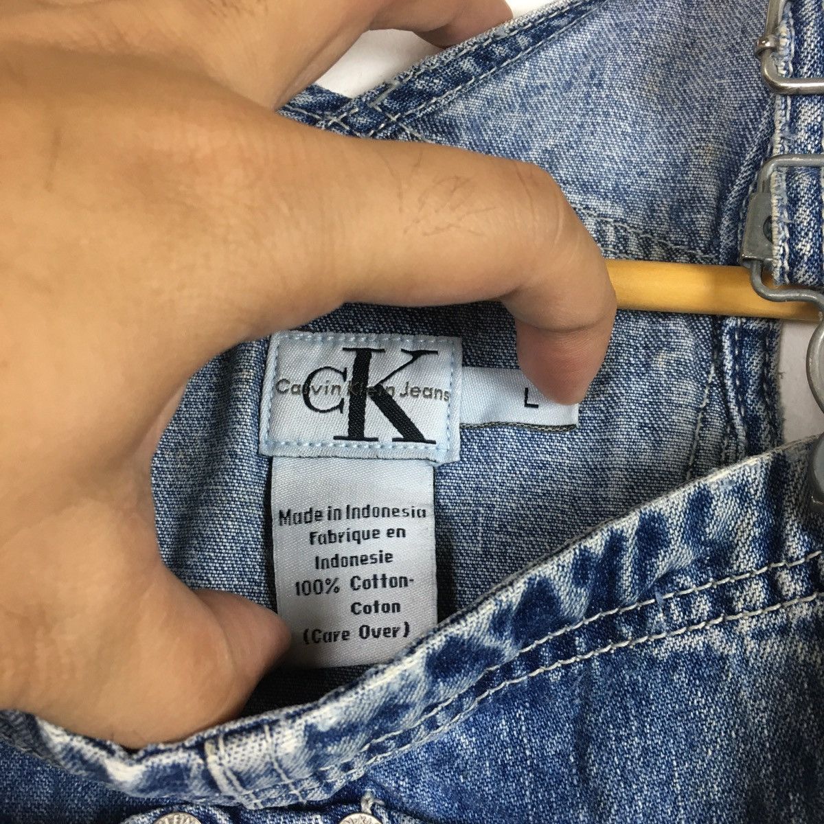 Calvin Klein Vintage Calvin Klein Workwear Carpenter Overall Baggy Size US 34 / EU 50 - 9 Thumbnail