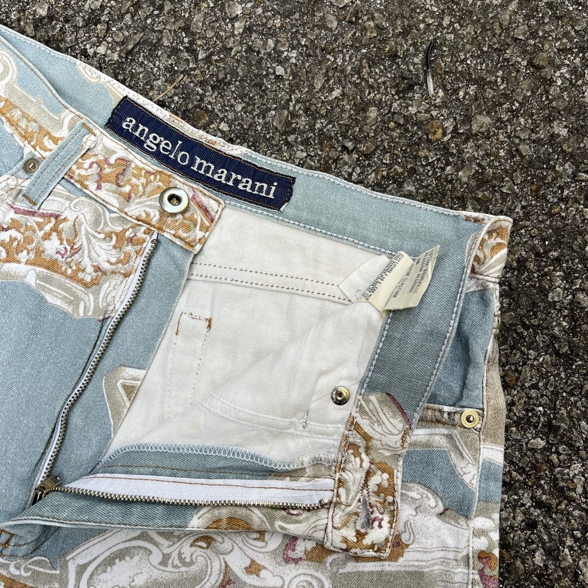 Vintage Rare Angelo Marani Graphic Pants Size US 29 - 6 Thumbnail