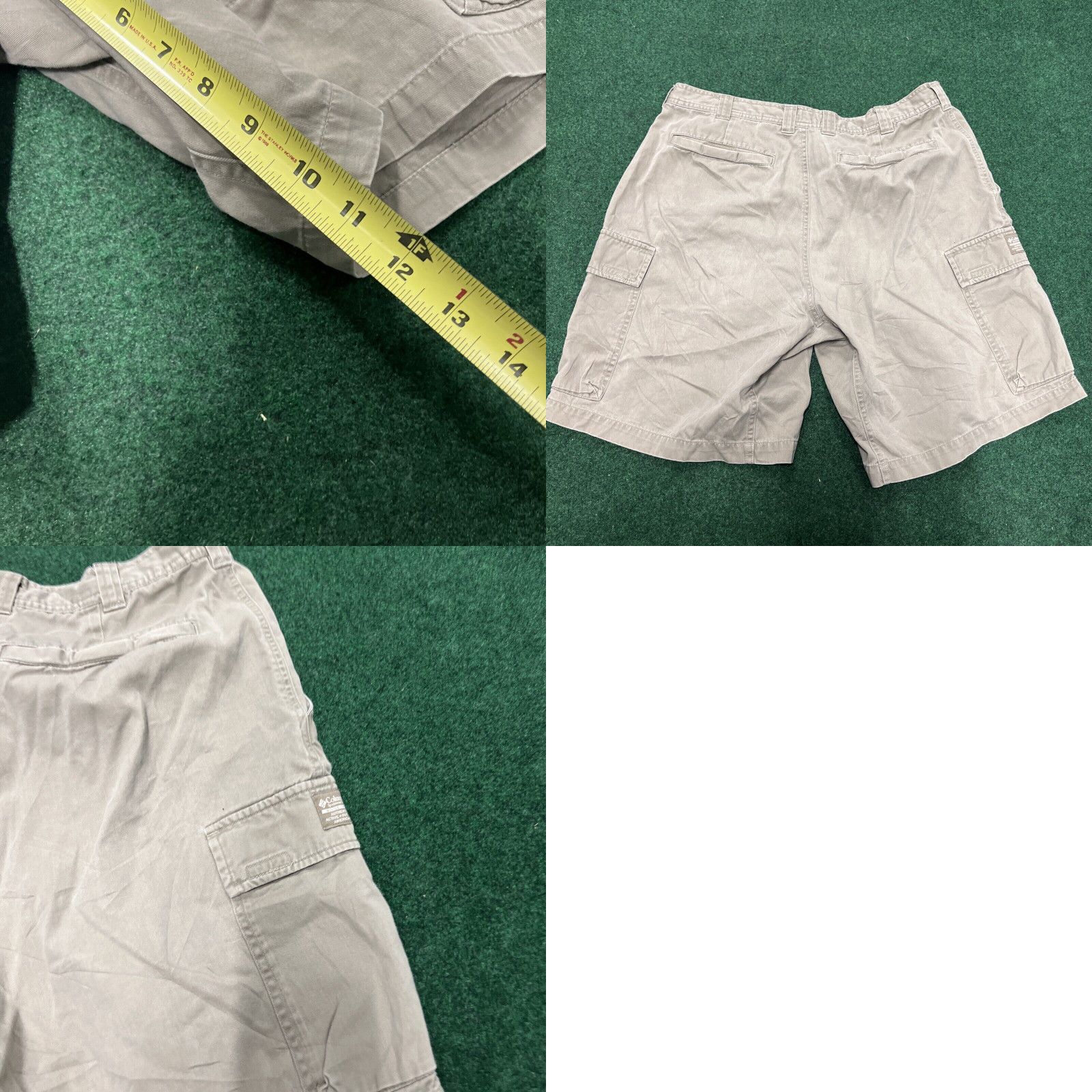 Vintage Columbia Shorts Mens 36 Brown Beige Pockets Cotton Outdoor Hiking Active Size US 36 / EU 52 - 8 Thumbnail