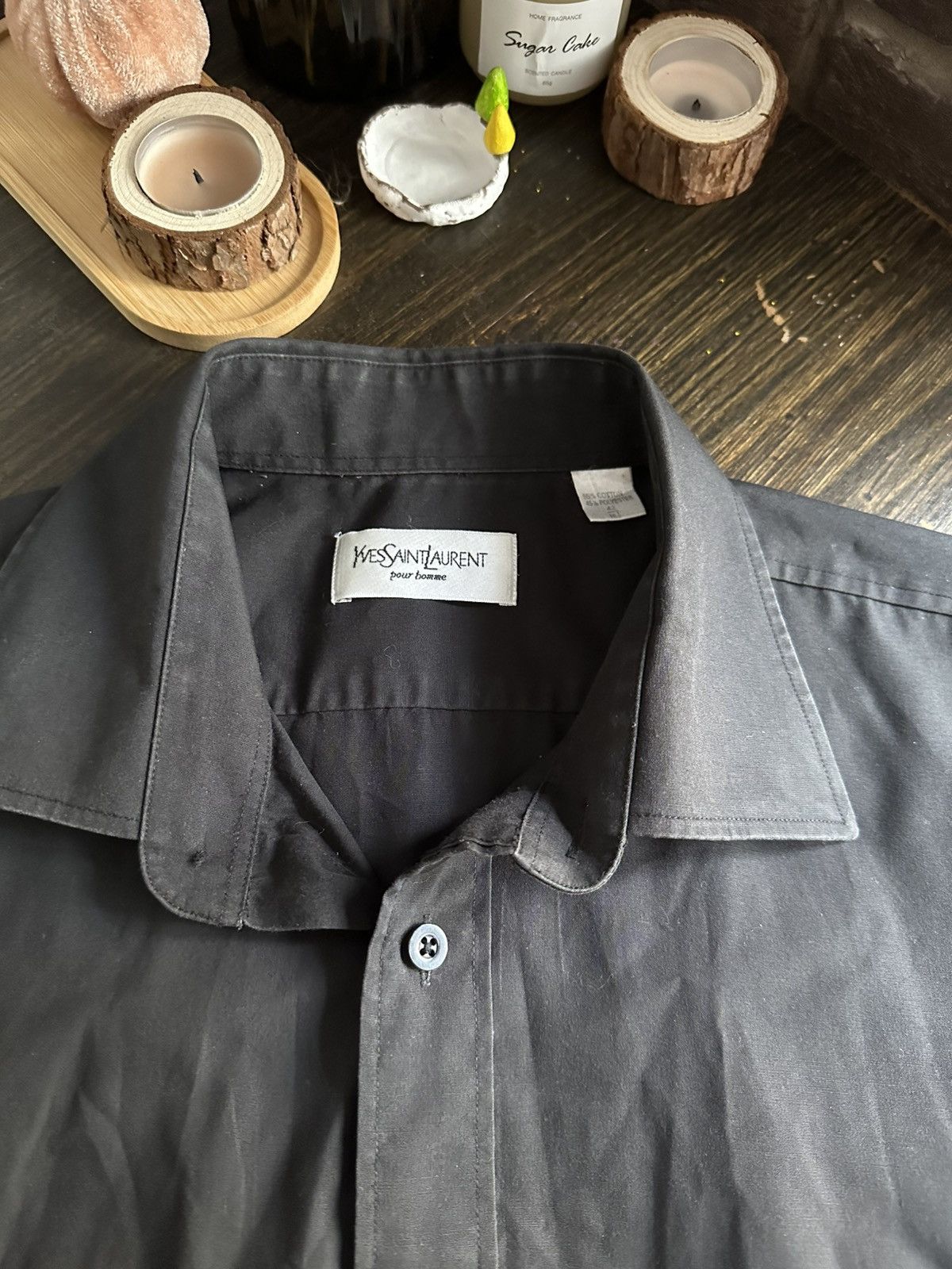 Yves Saint Laurent Vintage Yves Saint Lauren shirt Size US L / EU 52-54 / 3 - 3 Thumbnail