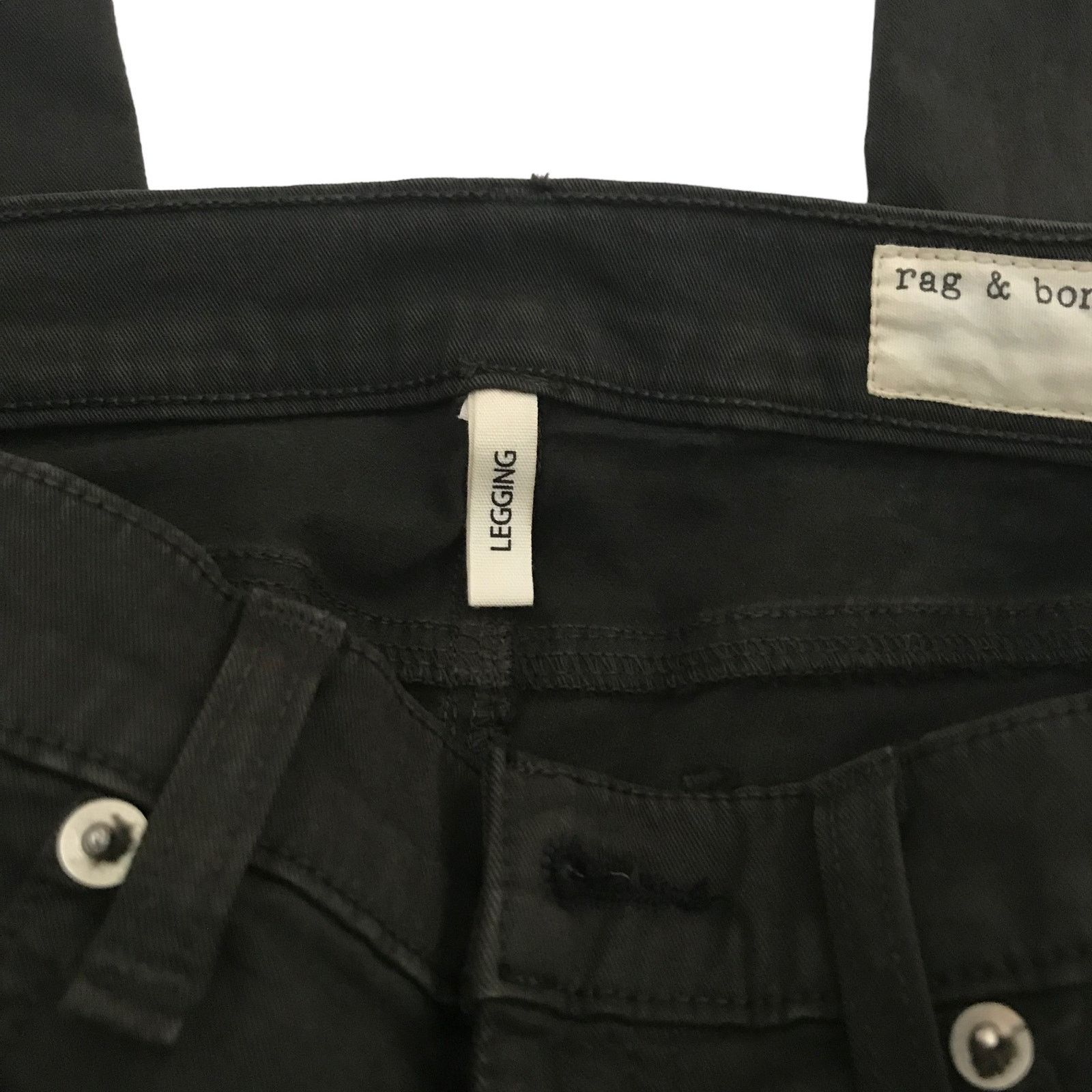 Rag & Bone Rag & Bone Olive Dark Green PFD The Legging Jeans 27 Size 27" / US 4 / IT 40 - 10 Thumbnail