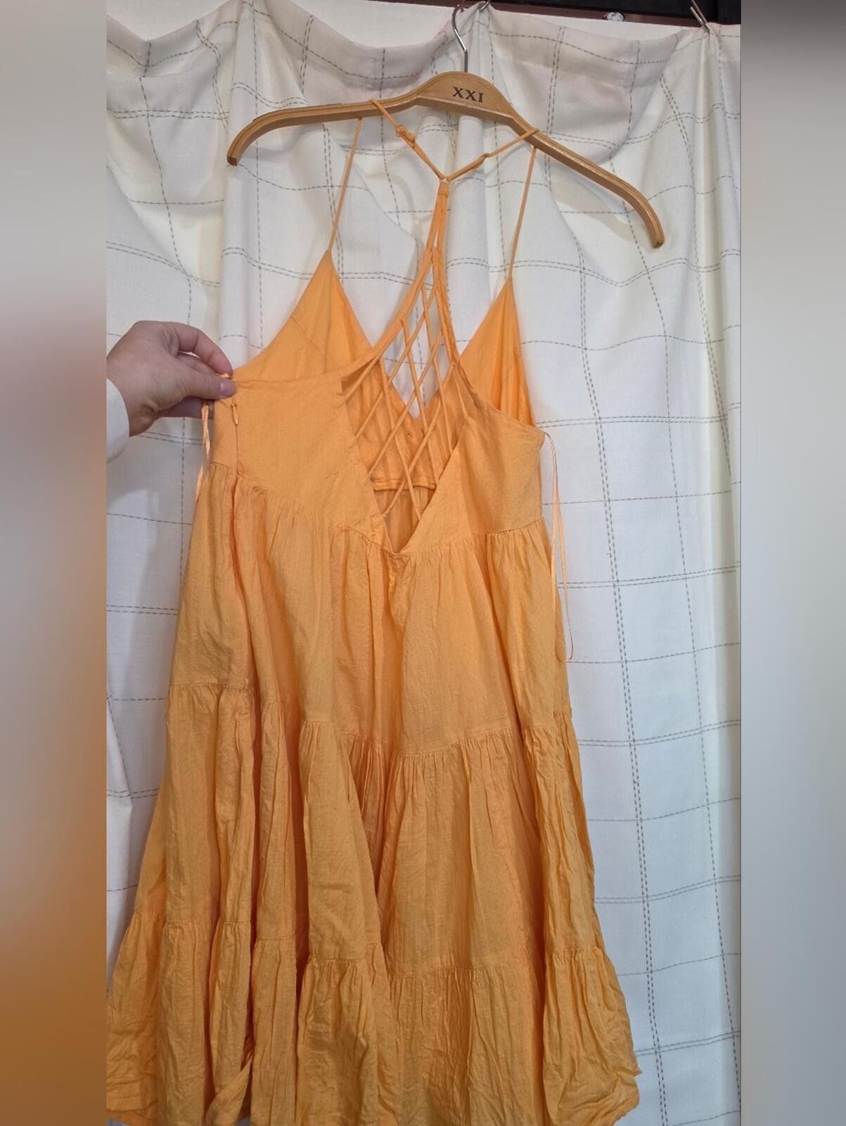 Urban Outfitters Urban Outfitters Orange Strappy Mini Dress Size S / US 4 / IT 40 - 5 Thumbnail