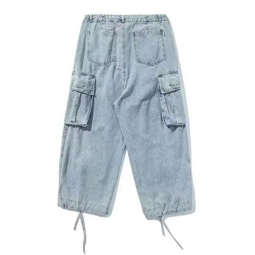 Japanese Brand 20AW Indigo Union Japan Washed Denim Worker Jogger Pants Size US 32 / EU 48 - 2 Thumbnail