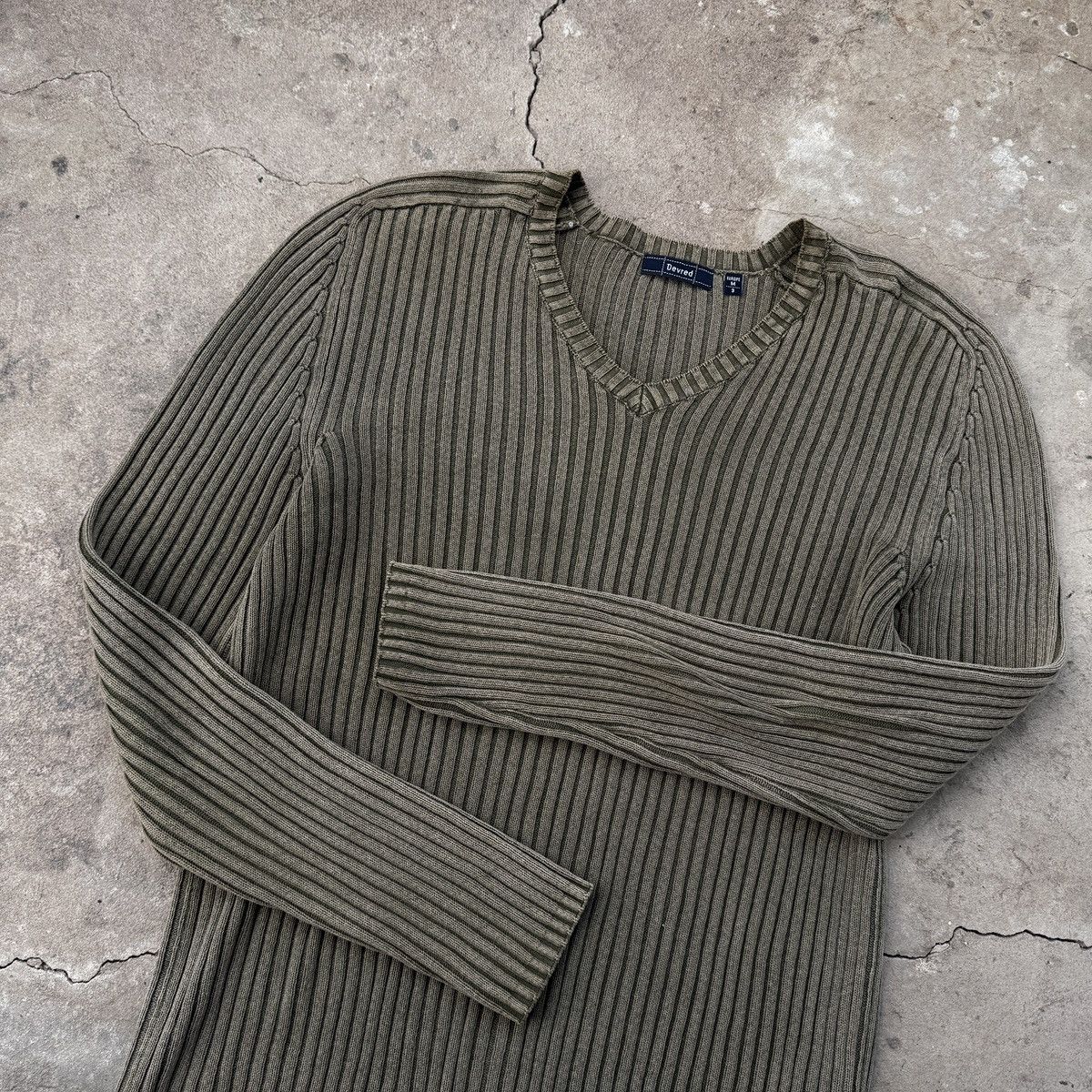 20471120 × Seditionaries × Vintage Vintage Y2K Devred Japanese Stripe V-neck Sweater Size US M / EU 48-50 / 2 - 4 Thumbnail