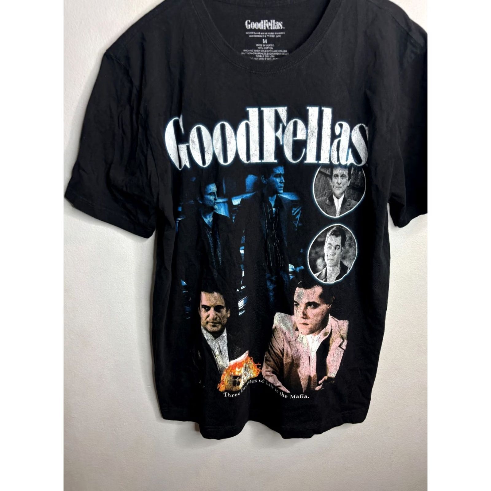 Vintage VINTAGE Goodfellas T-Shirt Black M Adult 80s Movie Mens Size US M / EU 48-50 / 2 - 2 Thumbnail