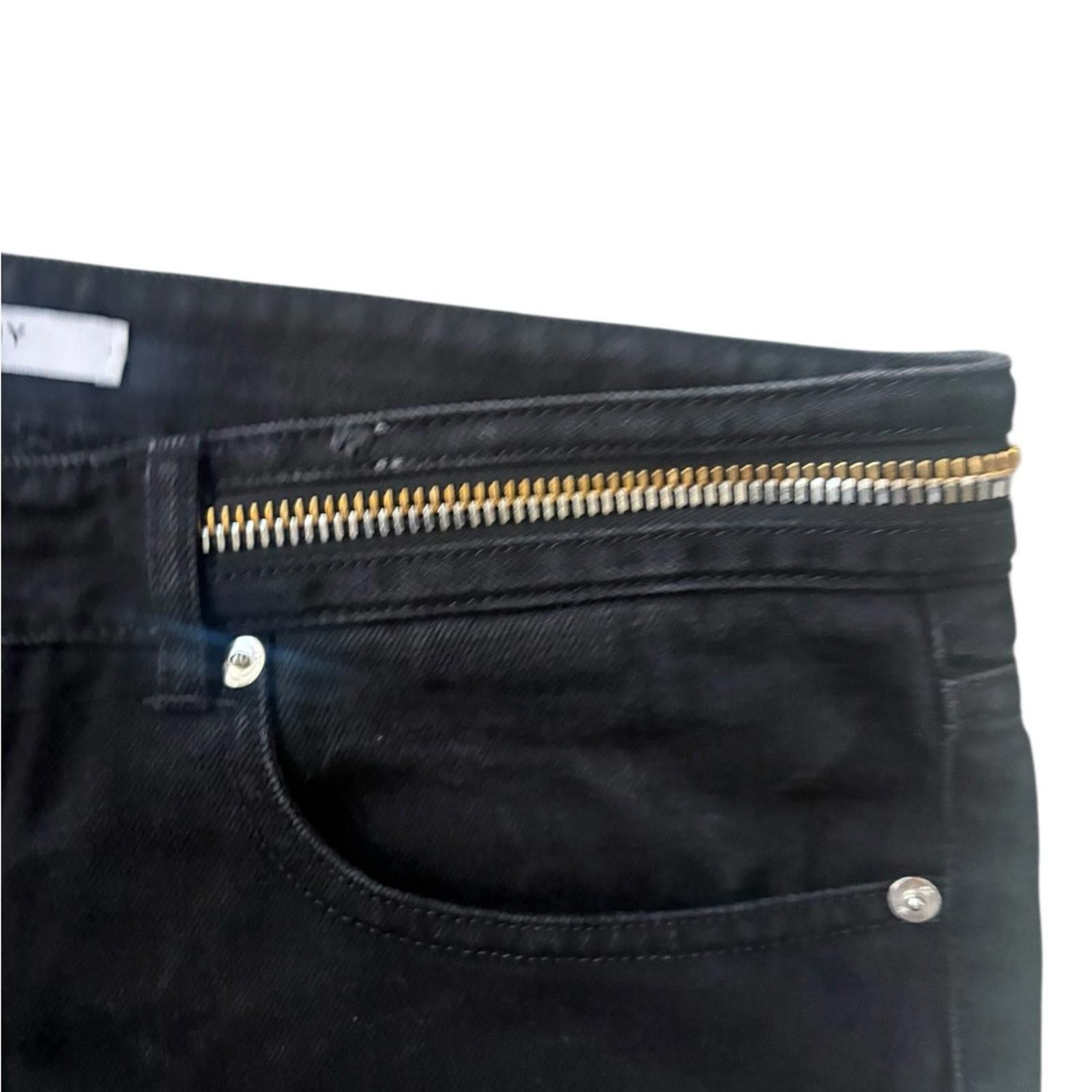Givenchy Givenchy Men's 2016 Distressed Zipper Moto Jeans Black Size US 35 - 8 Thumbnail