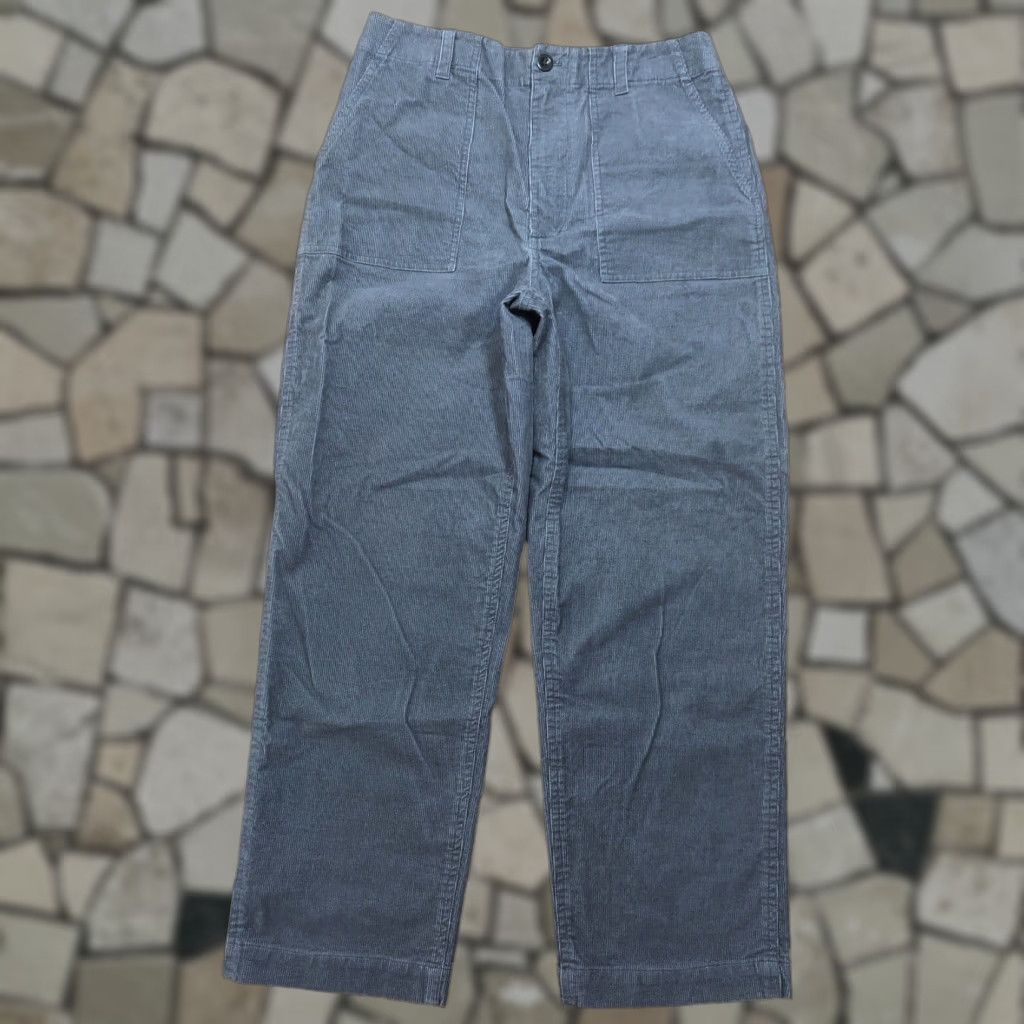 Jenni Kayne Pants Womens 8 Inseam 26 Dark Gray Corduroy Ranger Trouser