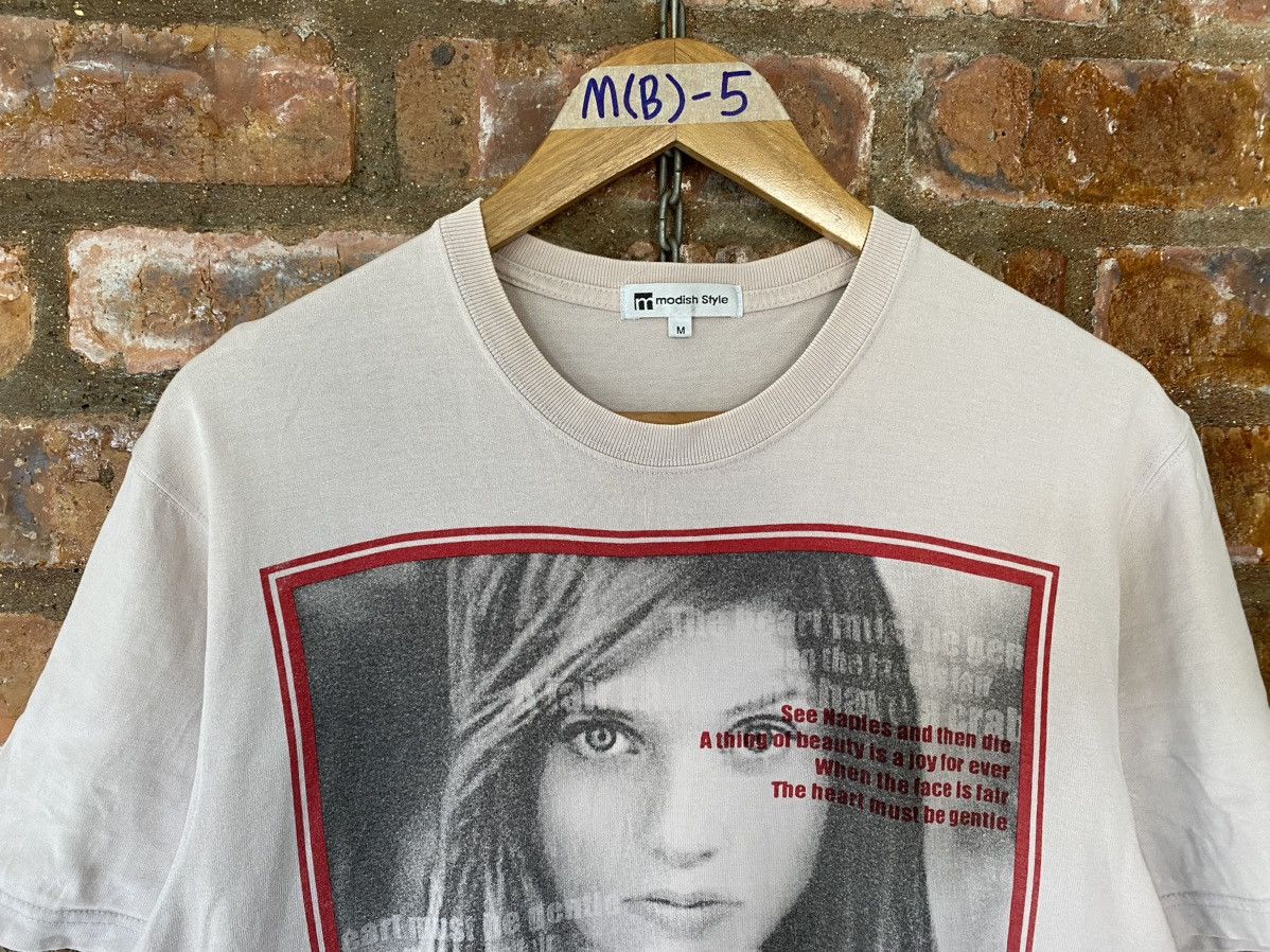 Hysteric Glamour 2000s Modish Style Japan France Poem tee Size US M / EU 48-50 / 2 - 3 Thumbnail