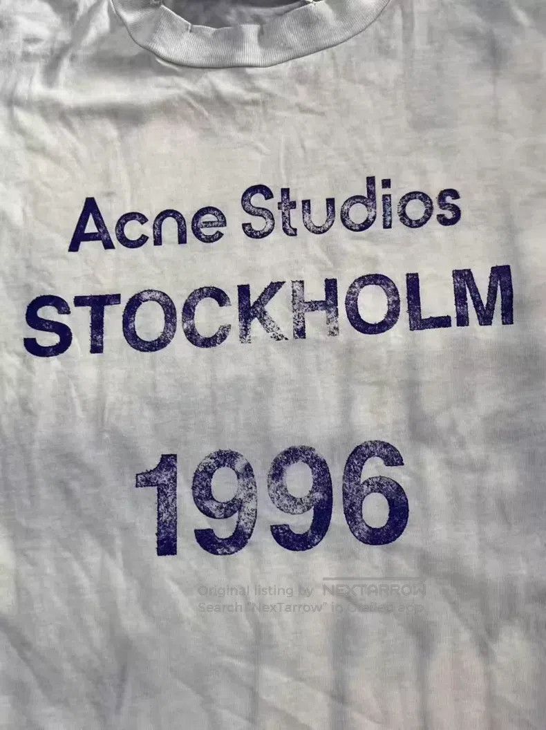Acne Studios Acne Studios Logo letter number print crewneck short-sleev Size US XS / EU 42 / 0 - 3 Thumbnail