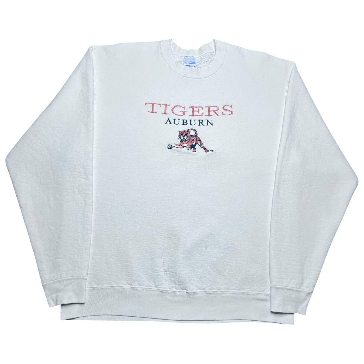 Salem Sportswear Vintage 1990s NCAA Auburn Tigers Salem Sportswear Sweatshirt Size US XL / EU 56 / 4 - 1 Thumbnail