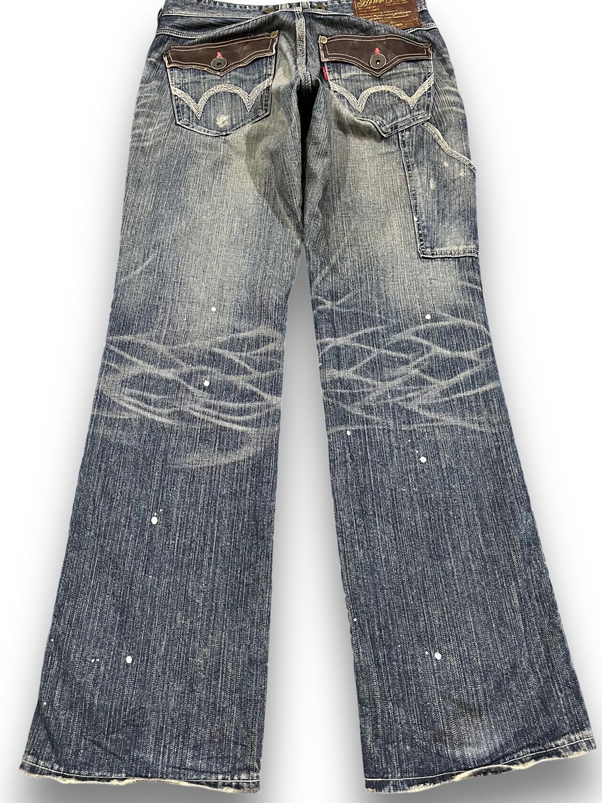 Edwin Vintage Edwin 503 Bluetrip Flare Mudwash Denim Size US 32 / EU 48 - 6 Thumbnail