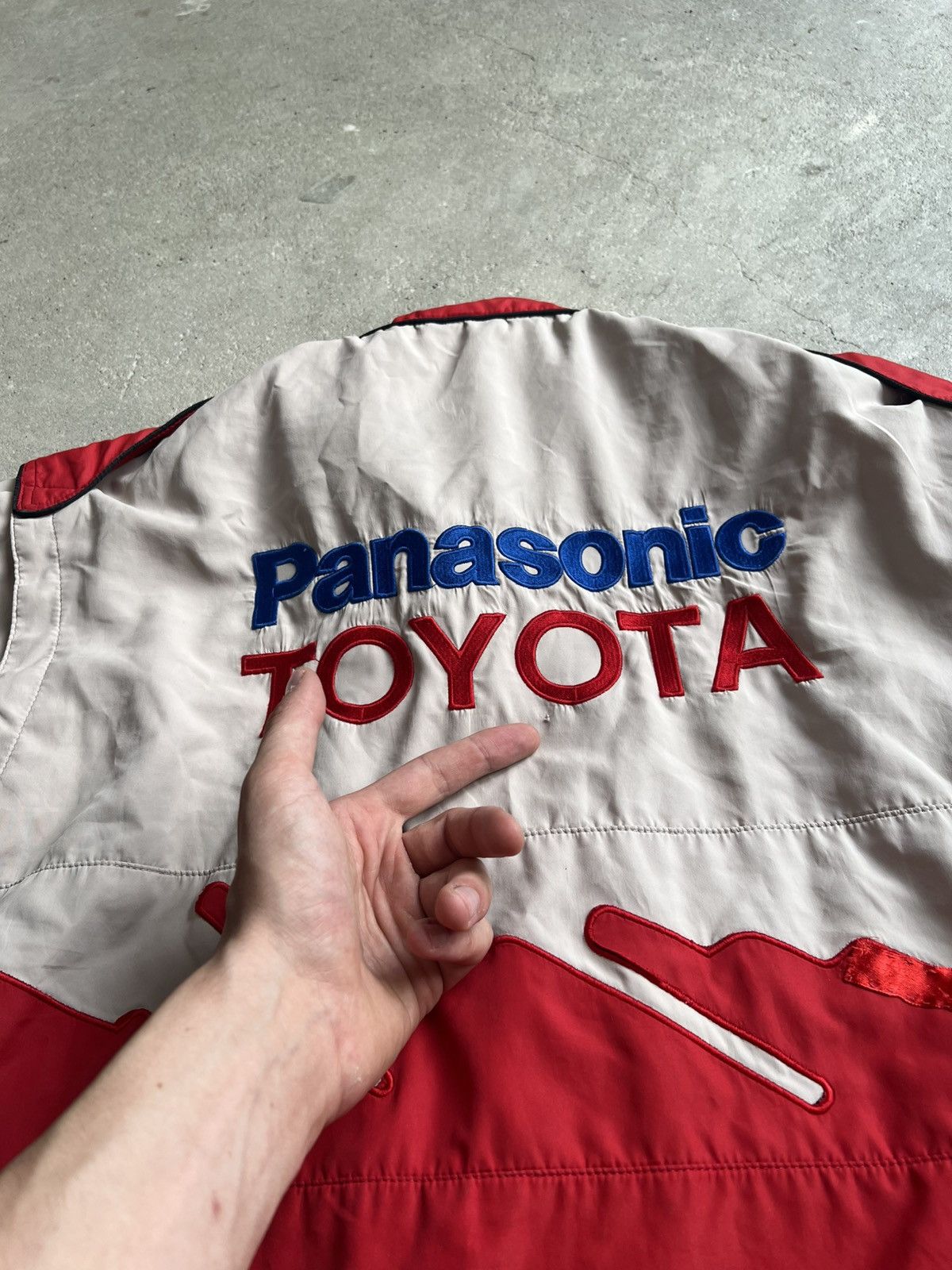 Vintage Vintage Racing jacket Tayota panasonic Michelin Size US L / EU 52-54 / 3 - 11 Thumbnail