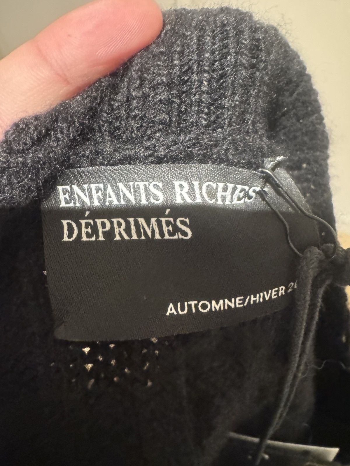 Enfants Riches Deprimes Loro Piana cashmere ASYMMETRICAL CABLE KNIT CARDIGAN Size US M / EU 48-50 / 2 - 3 Thumbnail