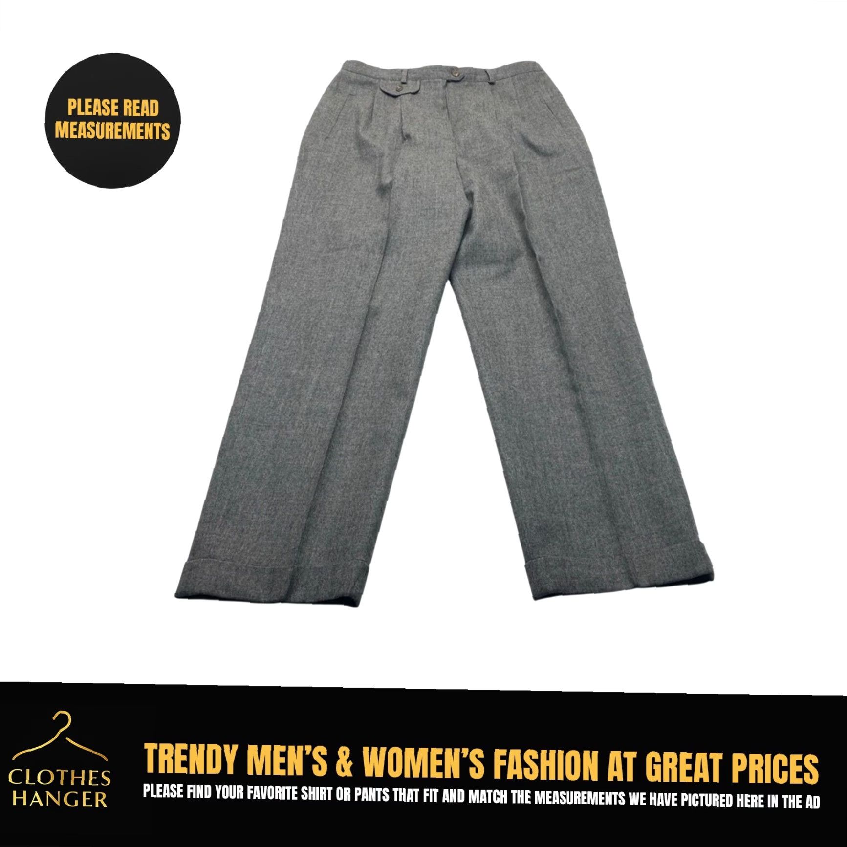 Ralph Lauren Lauren Ralph Lauren 100% Worsted Wool Dress Pants Women's 14 Lined Straight Leg Size 36" / US 14 / IT 50 - 2 Thumbnail