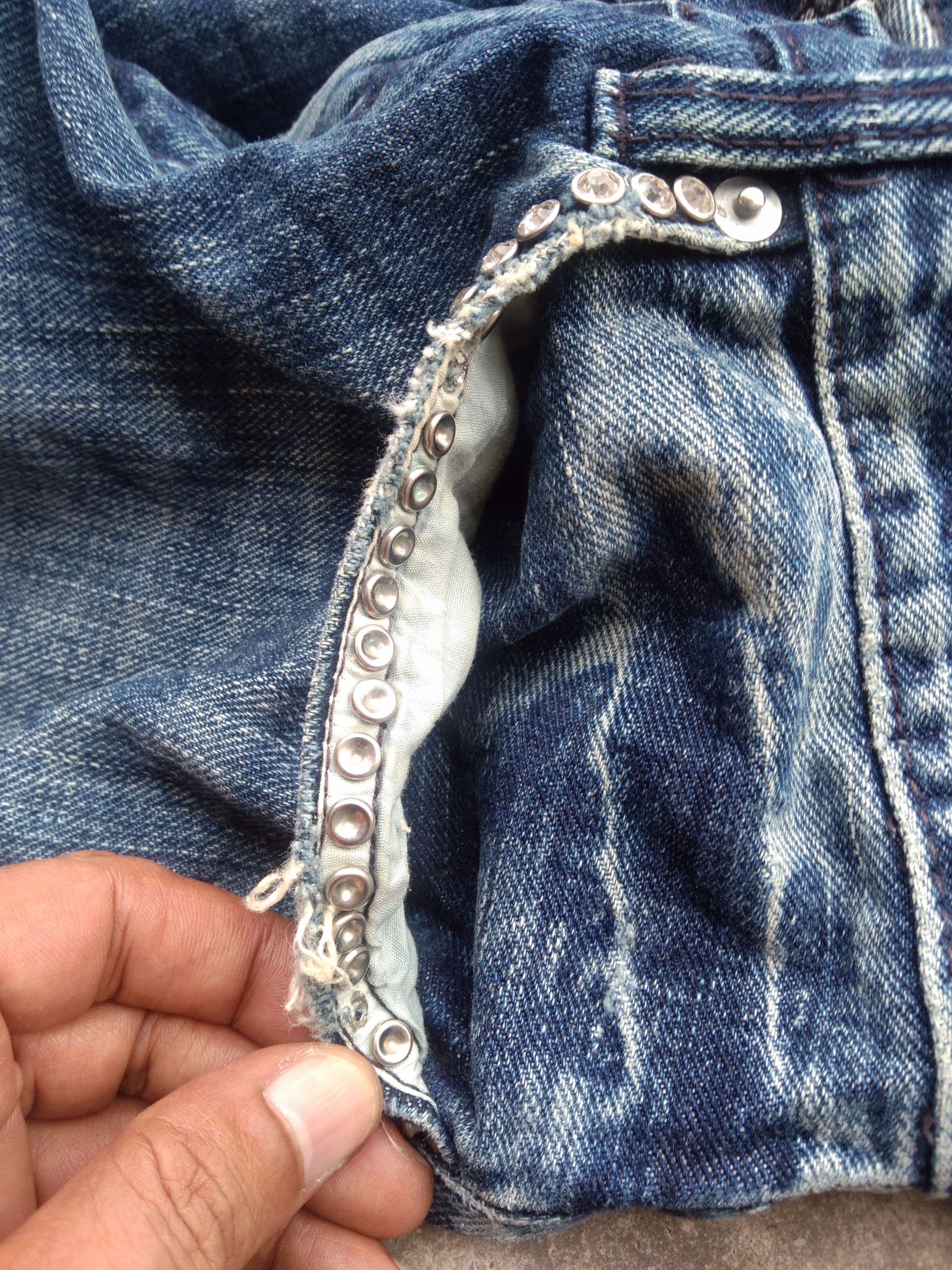 Japanese Brand Japanese Brand Abx Boot Cut Distressed Jeans 30x29 Size US 30 / EU 46 - 3 Thumbnail