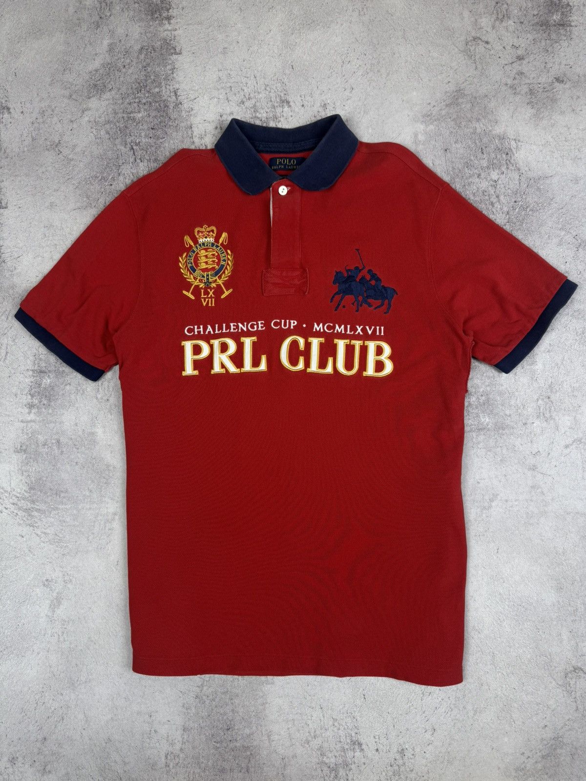Polo Ralph Lauren Vintage Polo T-Shirt Polo Ralph Lauren PRL Club #3 Big Pony Size US L / EU 52-54 / 3 - 1 Thumbnail
