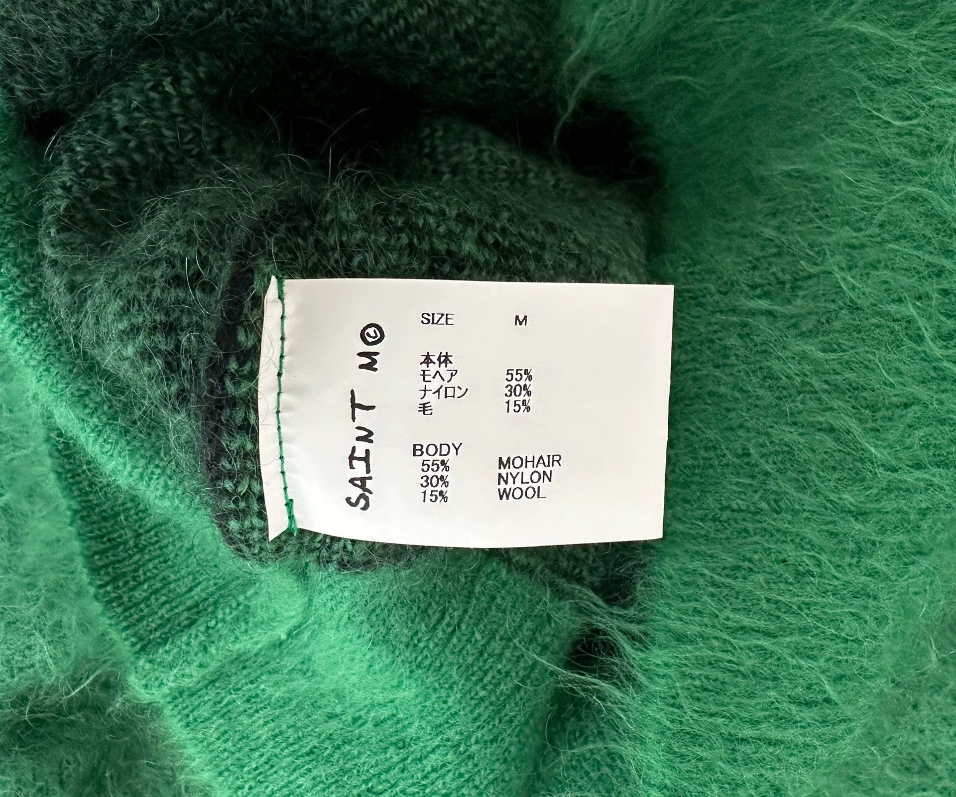 Saint Michael SAINT MICHAEL 23AW crew neck knit sweater Jimin M Size US M / EU 48-50 / 2 - 4 Thumbnail