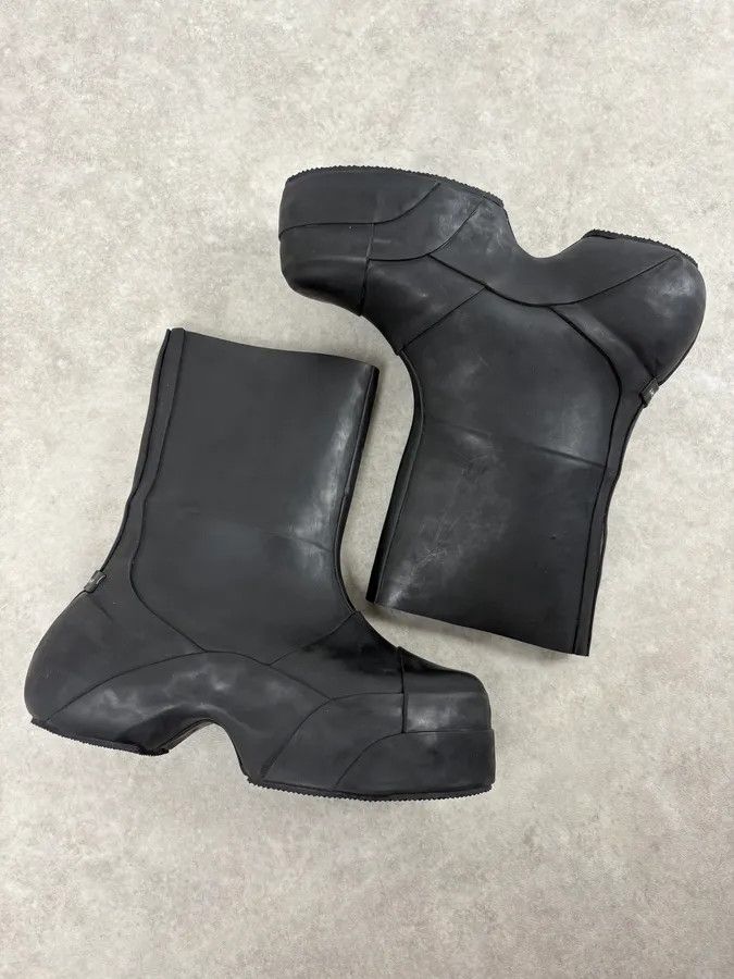 Givenchy Givenchy Rubber Ankle Black Rain Boots Size US 7 / EU 40 - 6 Thumbnail