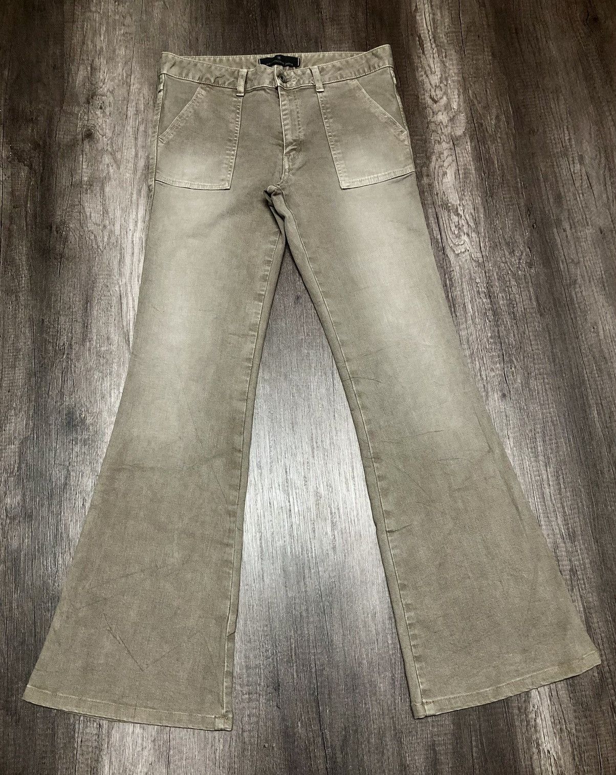 If Six Was Nine × Japanese Brand VINTAGE EDICONSCIOUS BUSH PANTS FLARE BOOTCUT JEANS Size US 30 / EU 46 - 1 Thumbnail