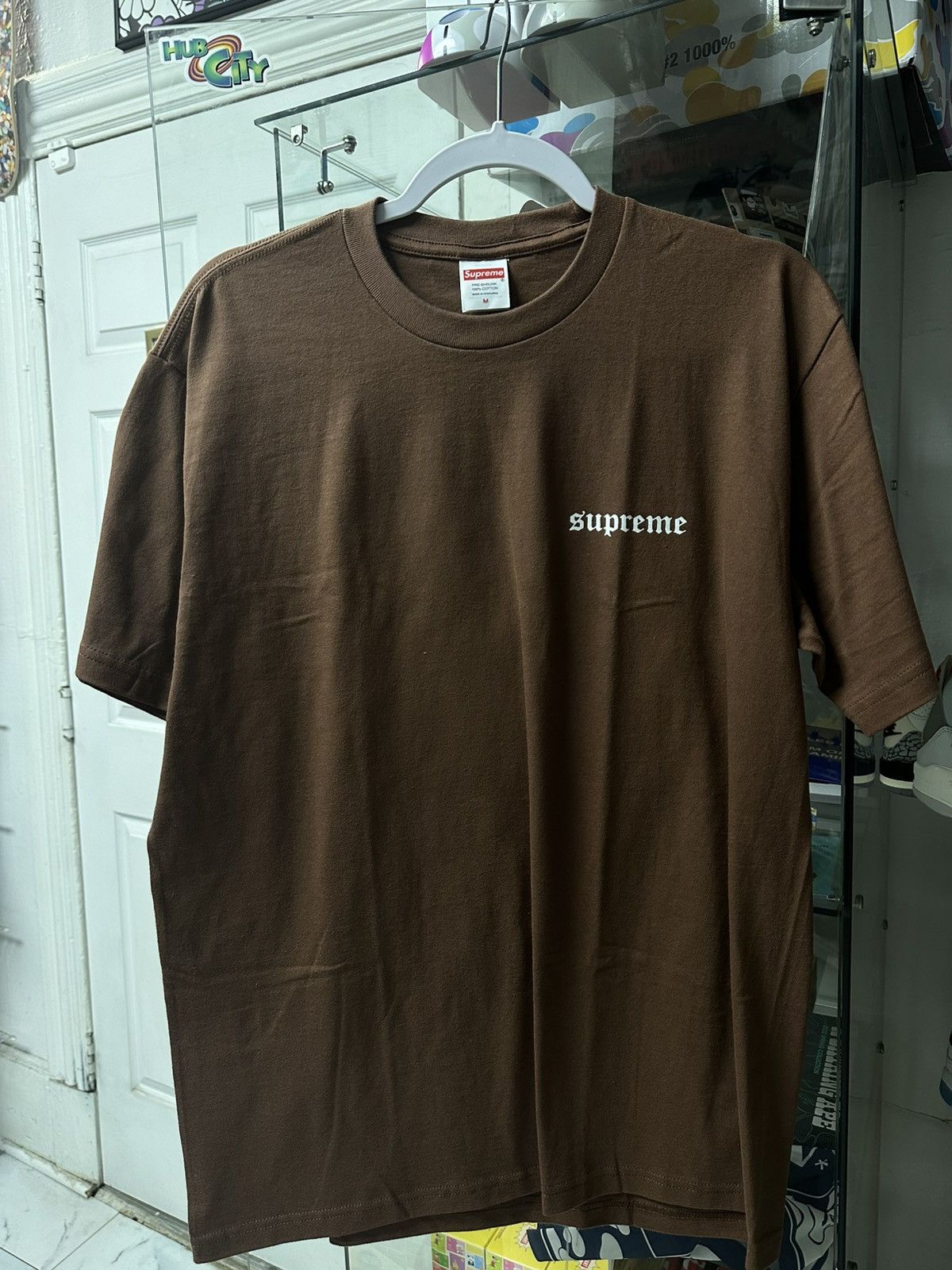 Supreme Supreme ‘Target Tee’ Brown Size US M / EU 48-50 / 2 - 1 Thumbnail