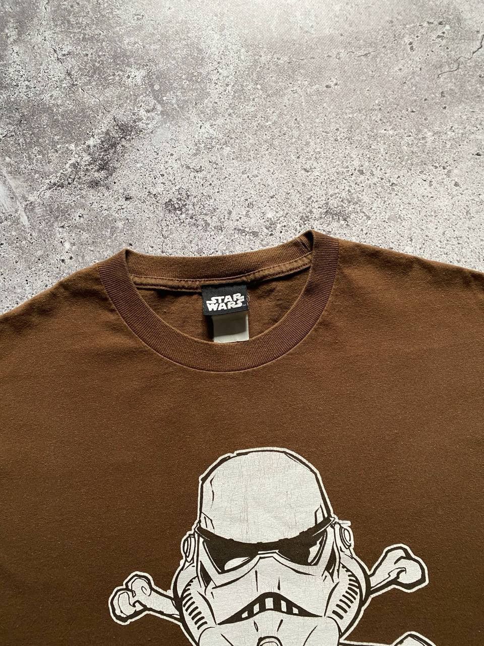 Star Wars × Vintage VINTAGE 2000s STAR WARS STORMTROOPER CROSSBONES PROMO TEE Size US L / EU 52-54 / 3 - 6 Thumbnail