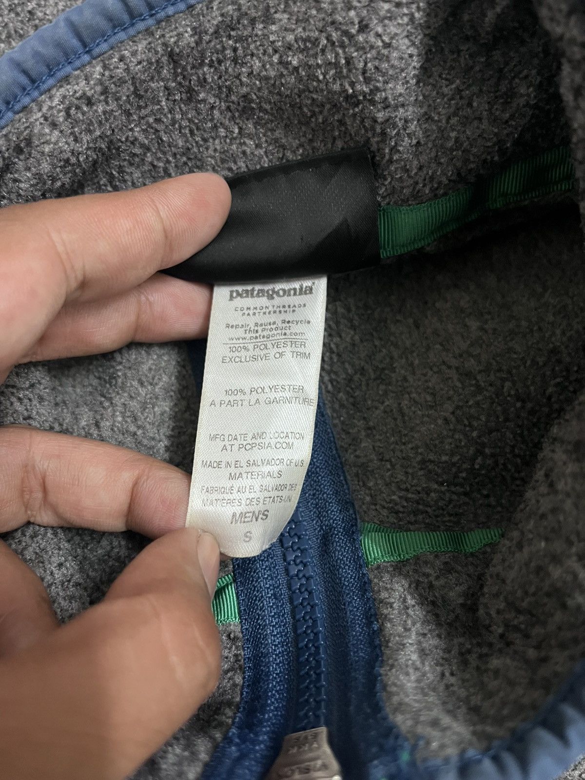Patagonia Vintage Patagonia Zipper Jacket Size US S / EU 44-46 / 1 - 8 Thumbnail
