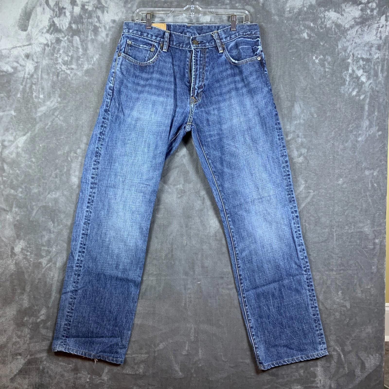 Gap Men’s Gap Green 1969 Zip Straight Leg 34x31 Jeans (334) Size US 34 / EU 50 - 1 Thumbnail