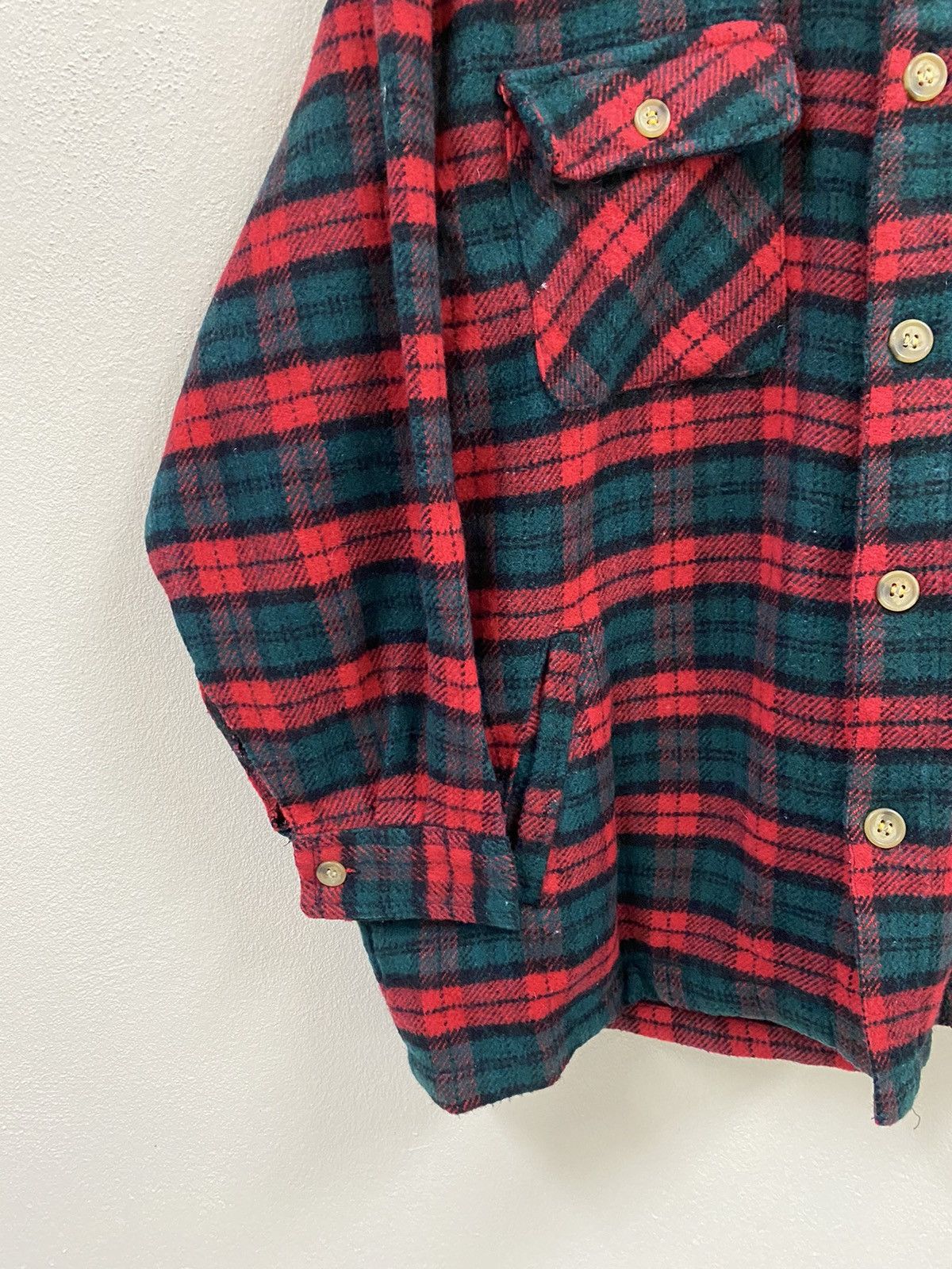 Japanese Brand Round One Plaid Wool Jacket Size US M / EU 48-50 / 2 - 4 Thumbnail