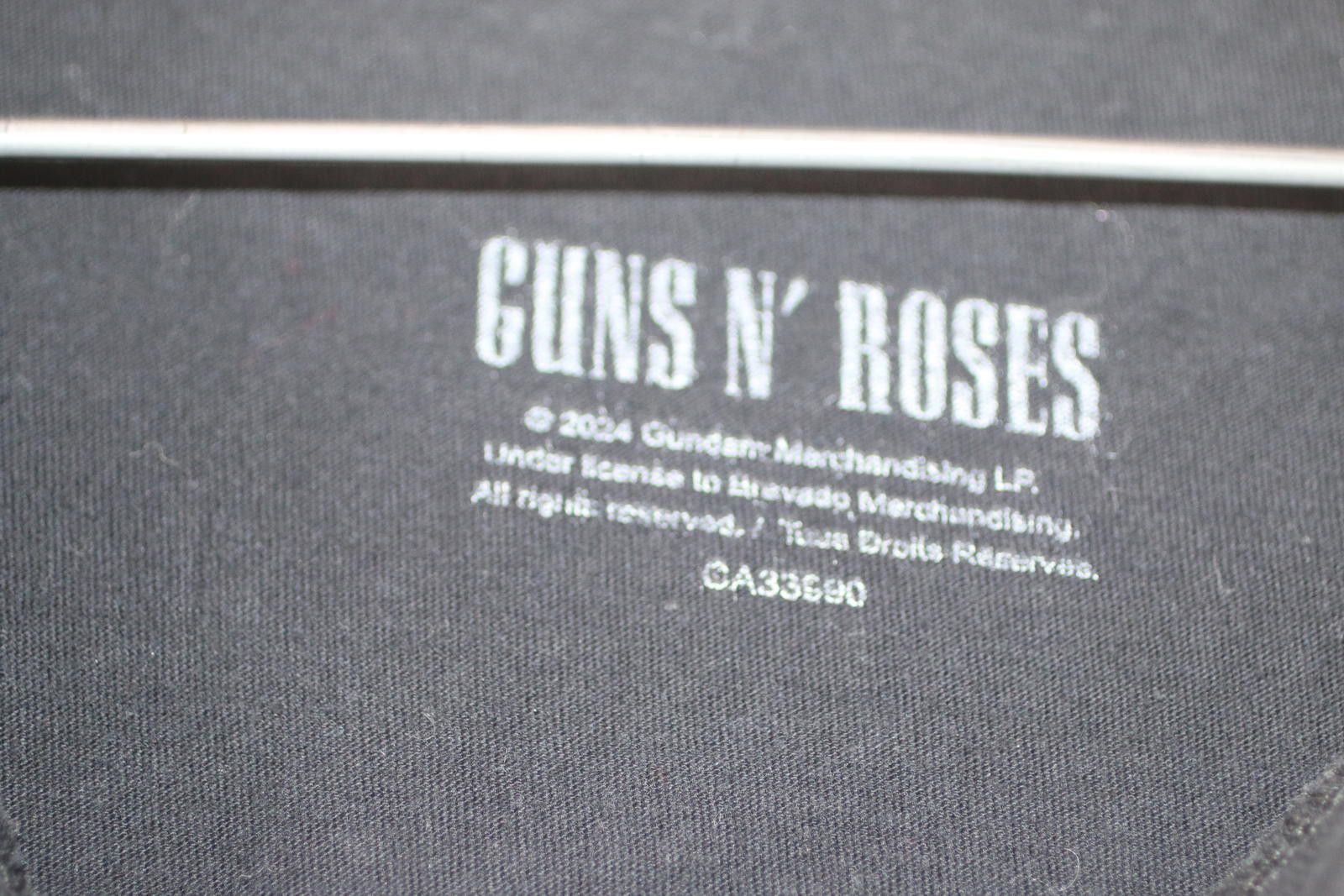 Guns N' Roses Guns N Roses 1988 Tour Skull Tee Black bLACK T-SHIRT Size ONE SIZE - 5 Thumbnail