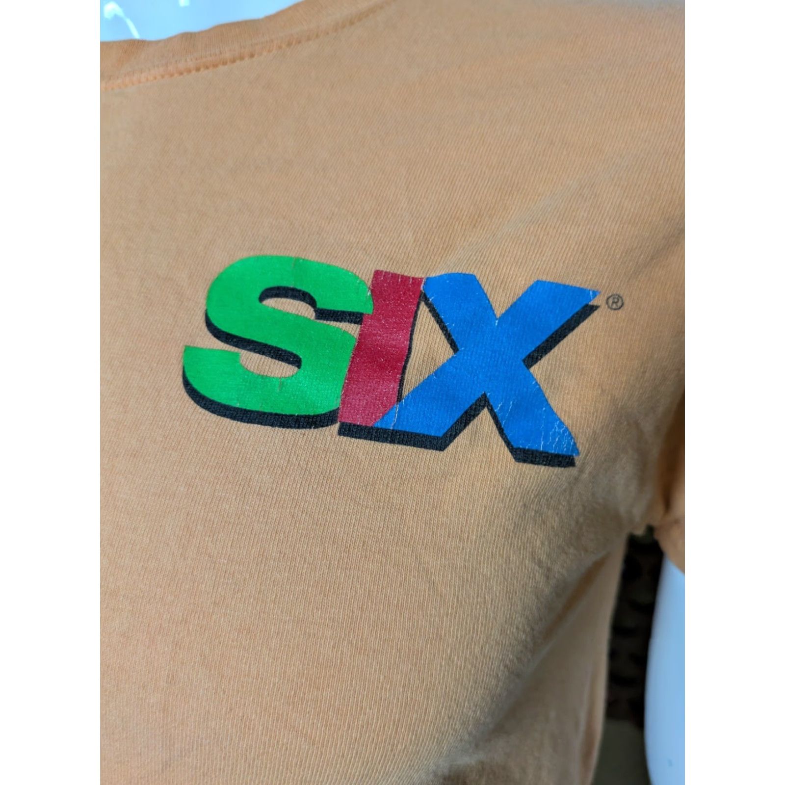 Gildan VTG SIX Acapella Group Branson MO T Shirt Small Mens Gildan 100% Cotton Crew Neck Orange Short Sleeve Band Music Rock Size US S / EU 44-46 / 1 - 2 Thumbnail