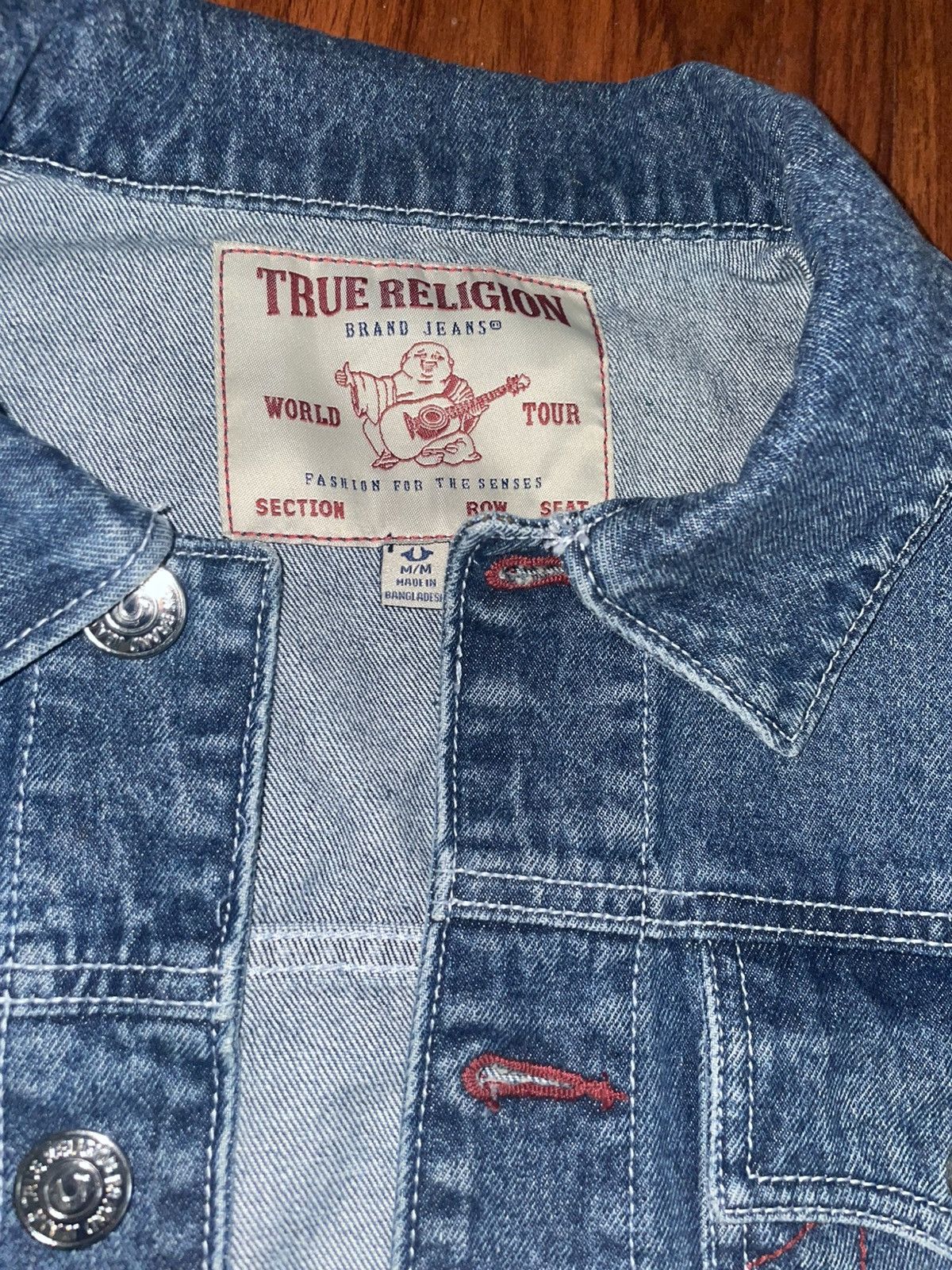 True Religion True Religion Denim Trucker Jacket Size US L / EU 52-54 / 3 - 3 Thumbnail