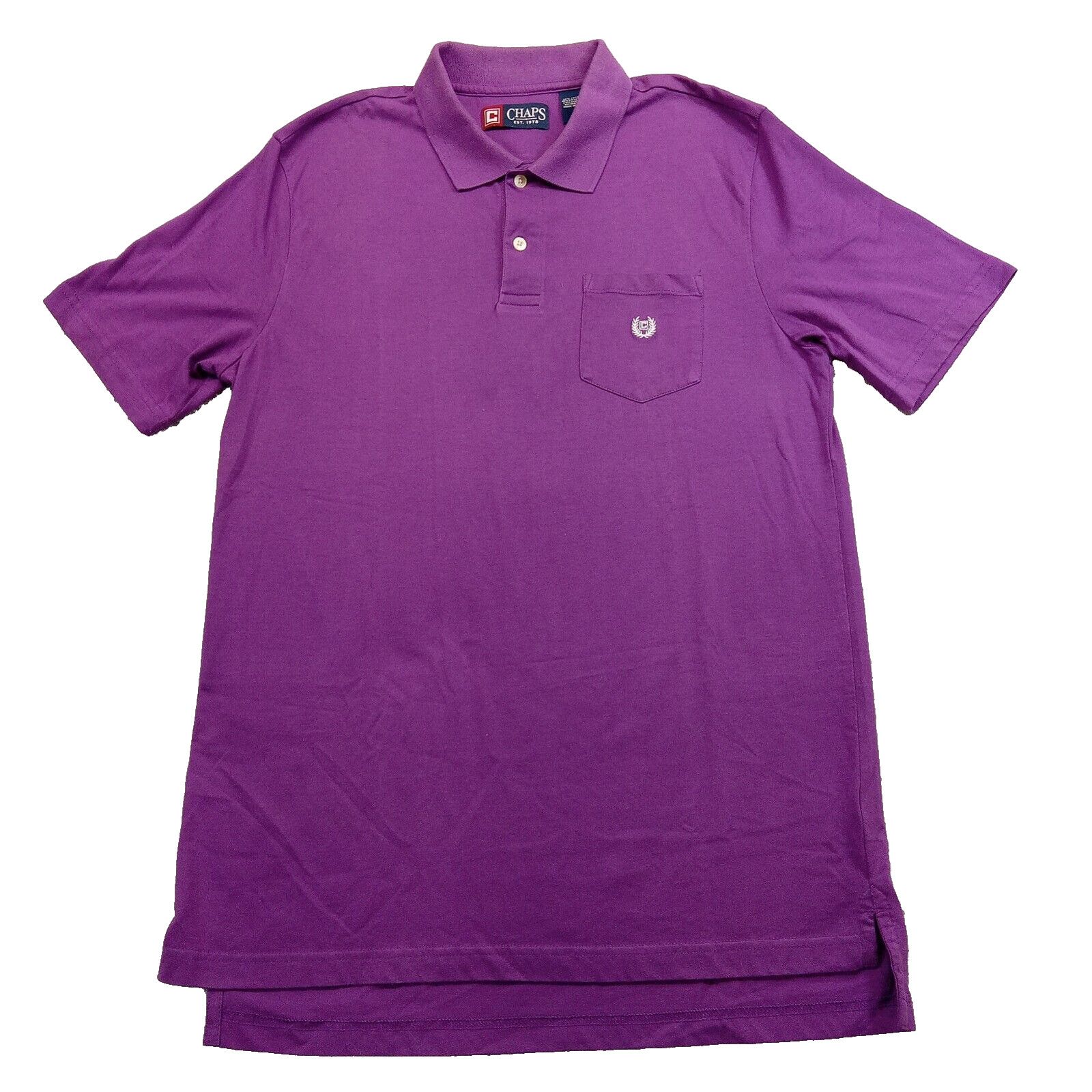 Chaps Chaps Polo Shirt M Men's Ralph Lauren 2 Button Purple Size US M / EU 48-50 / 2 - 1 Thumbnail