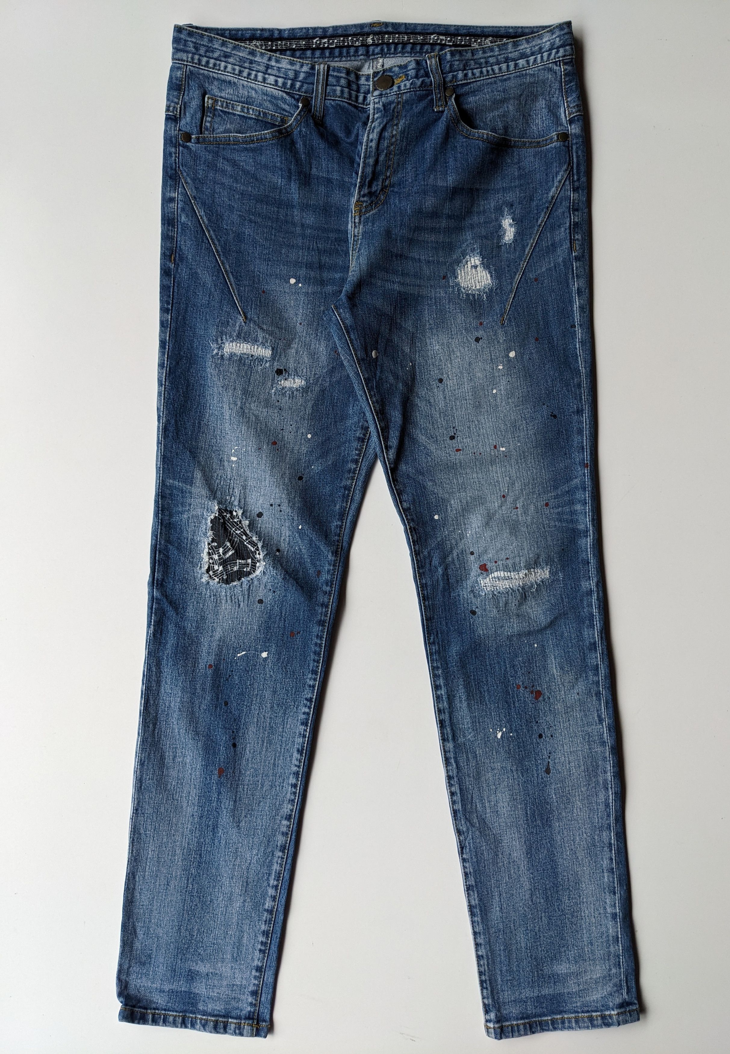 NUMBER (N)INE DENIM×LOVELESS GUILD PRIME COLLABORATION ダメージ加工デニム サイズM ナンバーナイン Loveless × Number (N)ine Number Nine Denim X Loveless . Guild