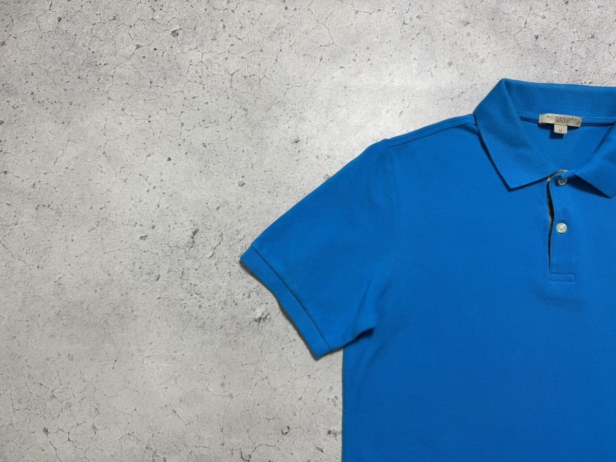 Burberry Burberry Luxury Blue Polo Shirt Size M Vintage Size US M / EU 48-50 / 2 - 3 Thumbnail