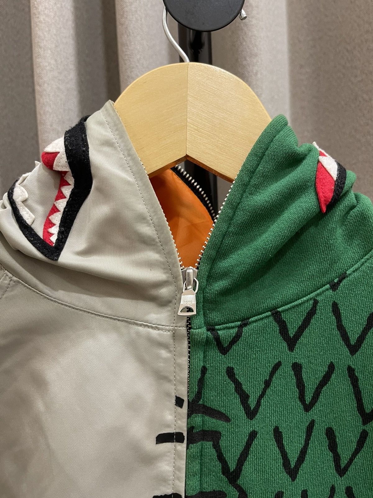 Ambush Design × Bape BAPE × AMBUSH Alligator Shark full zip hoodie A Bathing Ape Size US L / EU 52-54 / 3 - 5 Thumbnail