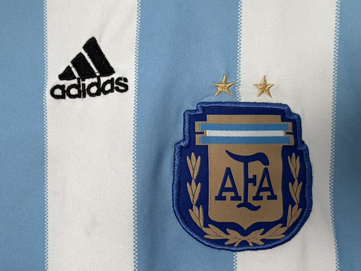 Adidas ADIDAS ARGENTINA NATIONAL TEAM 2010-11 JERSEY FIFA WORLD CUP Size US L / EU 52-54 / 3 - 4 Thumbnail