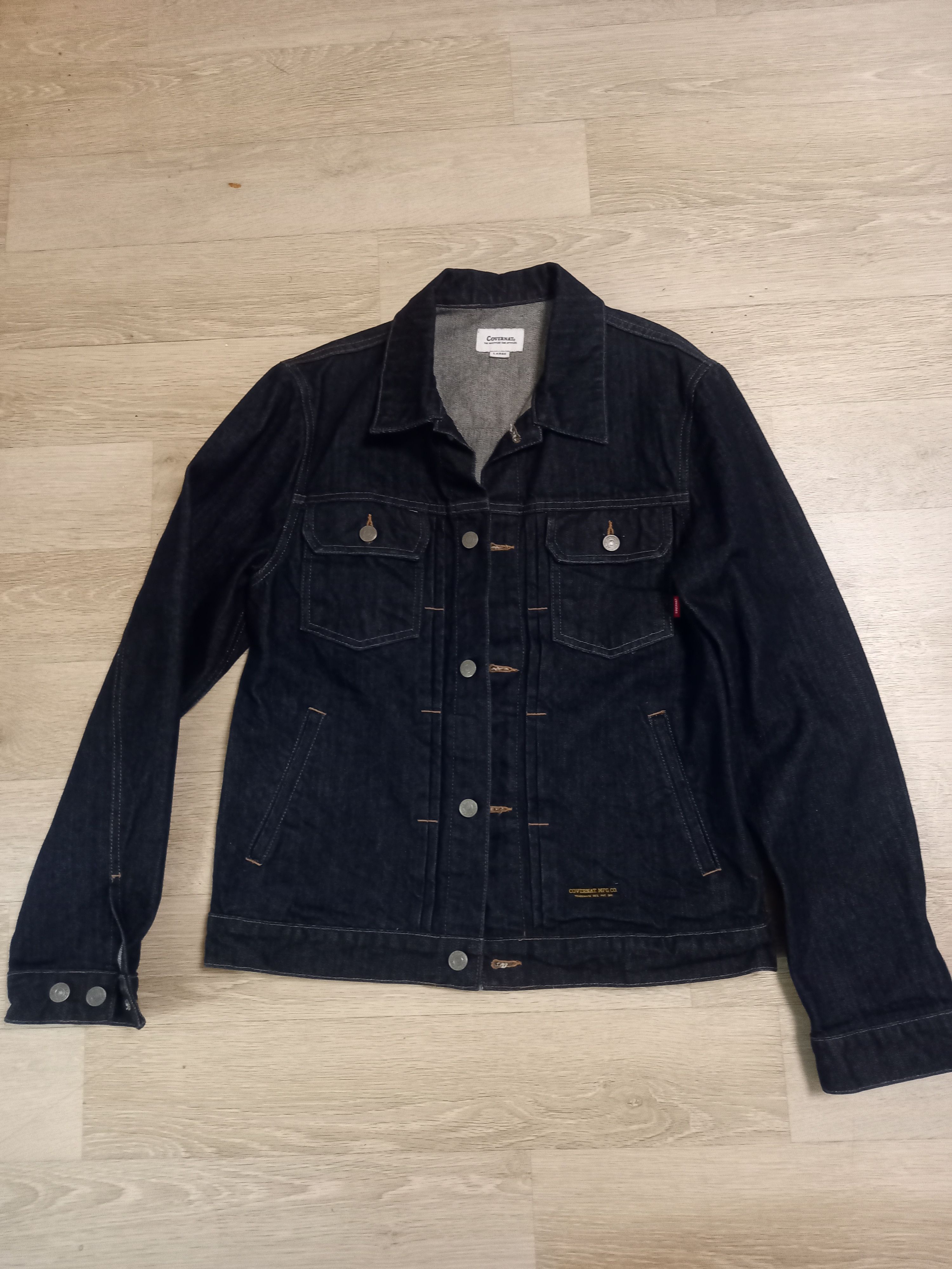 COVERNAT NWOT Covernat Type II Heavy Denim Jacket - Blue (Fits M/S) Size US M / EU 48-50 / 2 - 1 Thumbnail