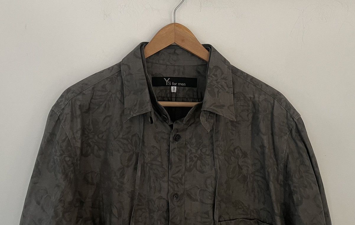 Yohji Yamamoto Floral shirt with double collar Size US M / EU 48-50 / 2 - 6 Thumbnail