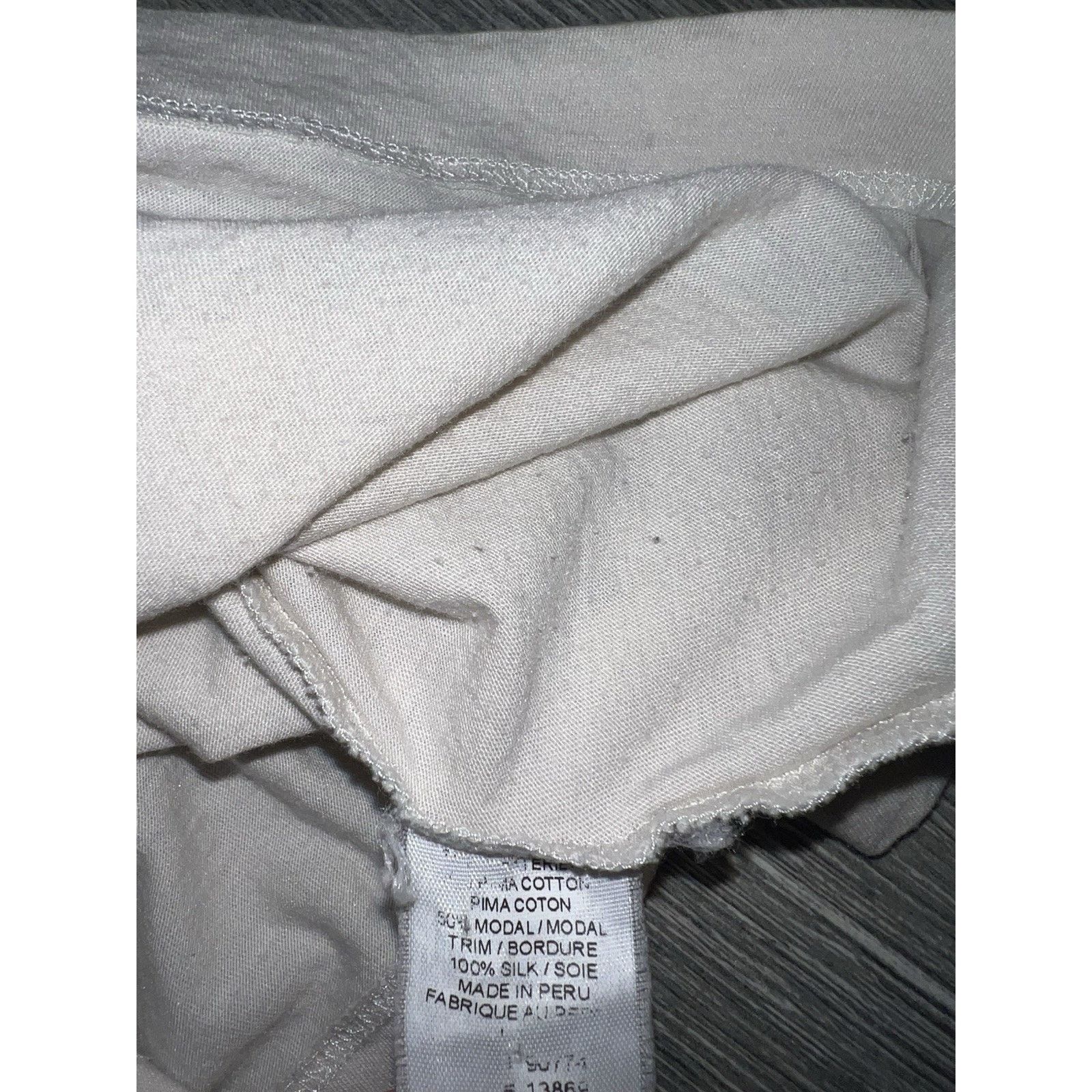 Theory Theory Women's Beige Sleeveles Silk & Tank Top Large A003176 Size L / US 10 / IT 46 - 5 Thumbnail