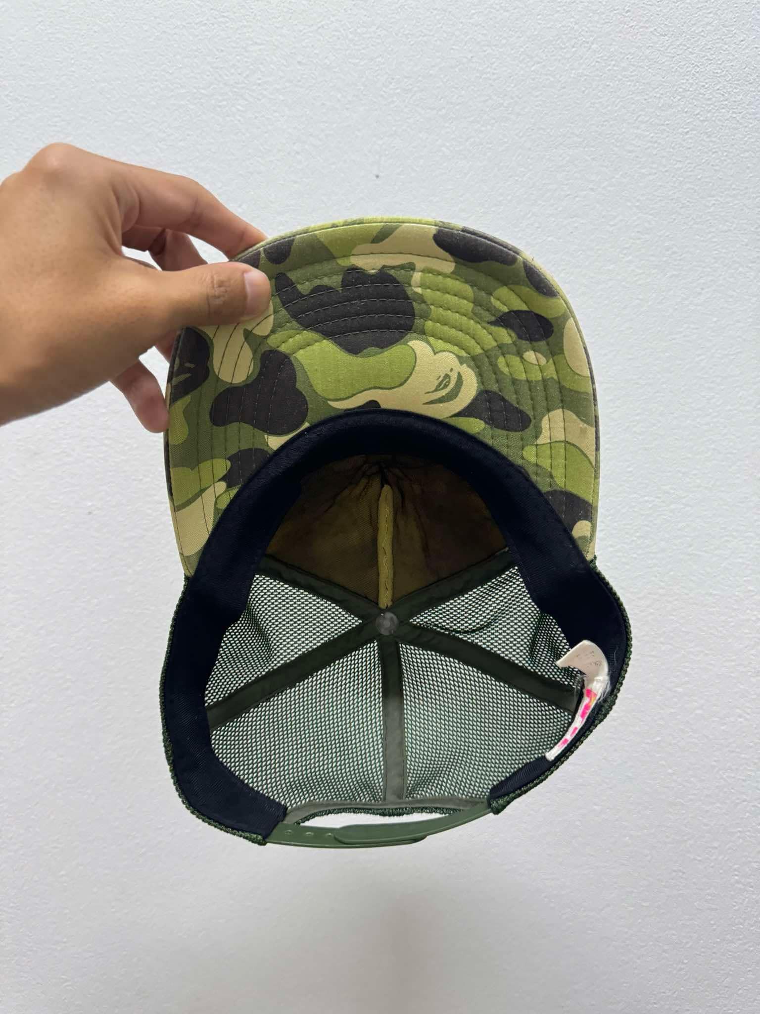 Bape Bape camo trucker hat Size ONE SIZE - 3 Thumbnail