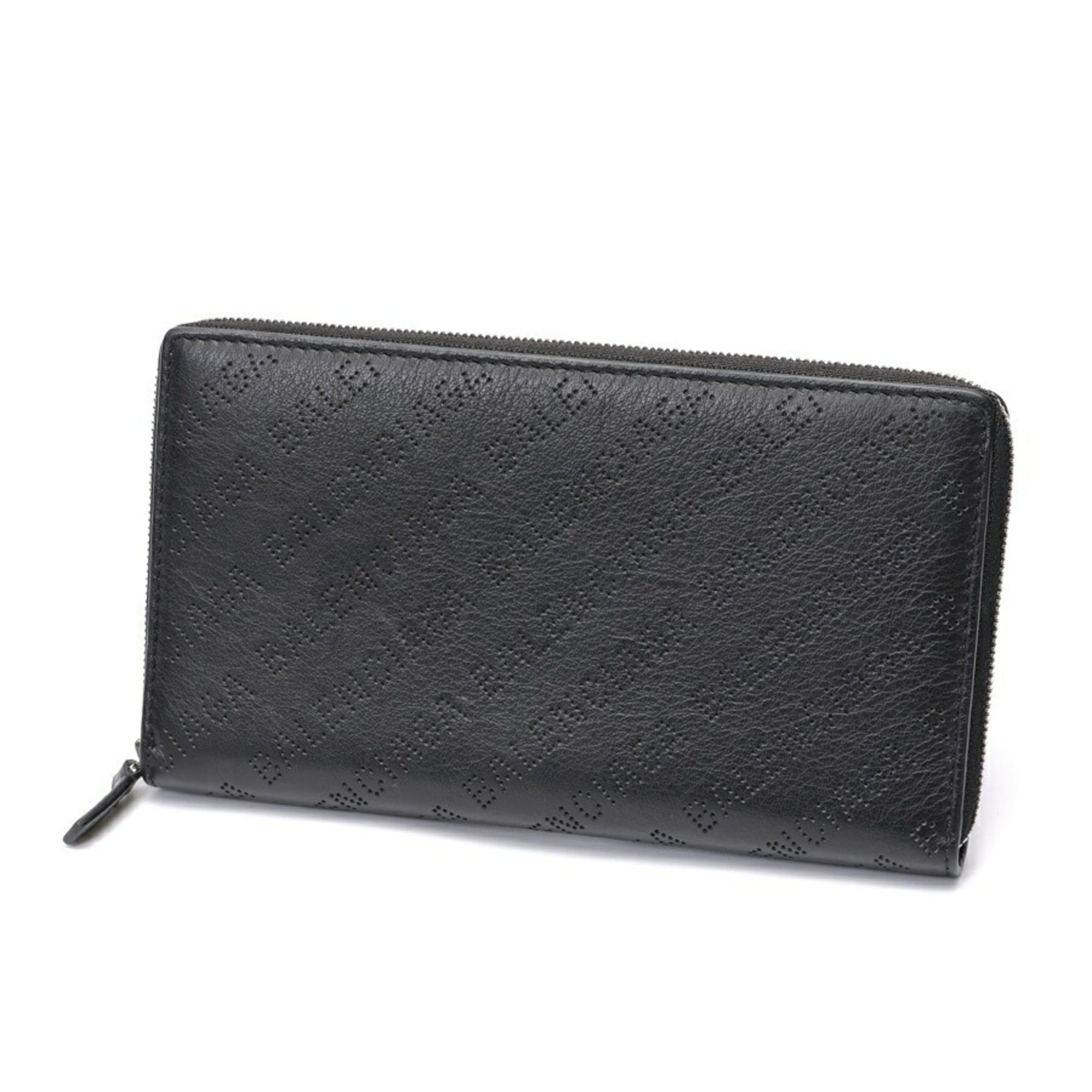 Balenciaga Balenciaga Round Zip Continental Wallet 594317, Perforated Leather, Black Size ONE SIZE - 1 Thumbnail