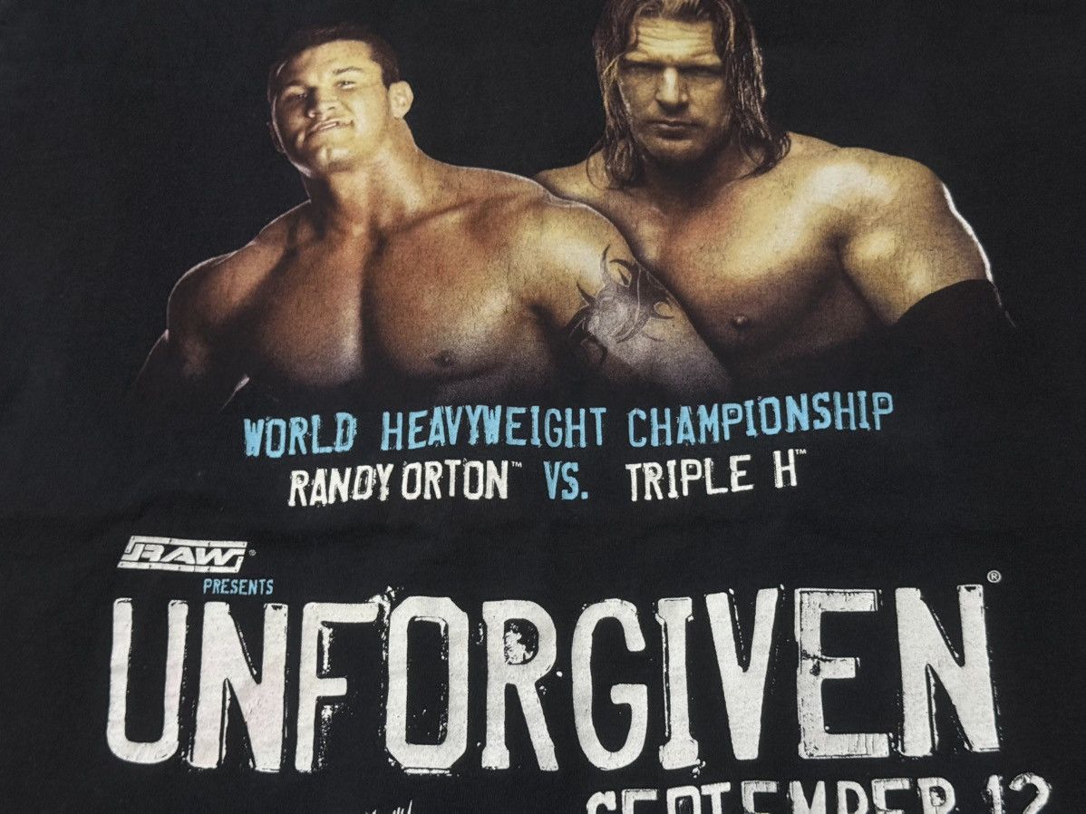 WWE Vintage 00s WWE Unforgiven 2004 PPV T Shirt Size US L / EU 52-54 / 3 - 4 Thumbnail